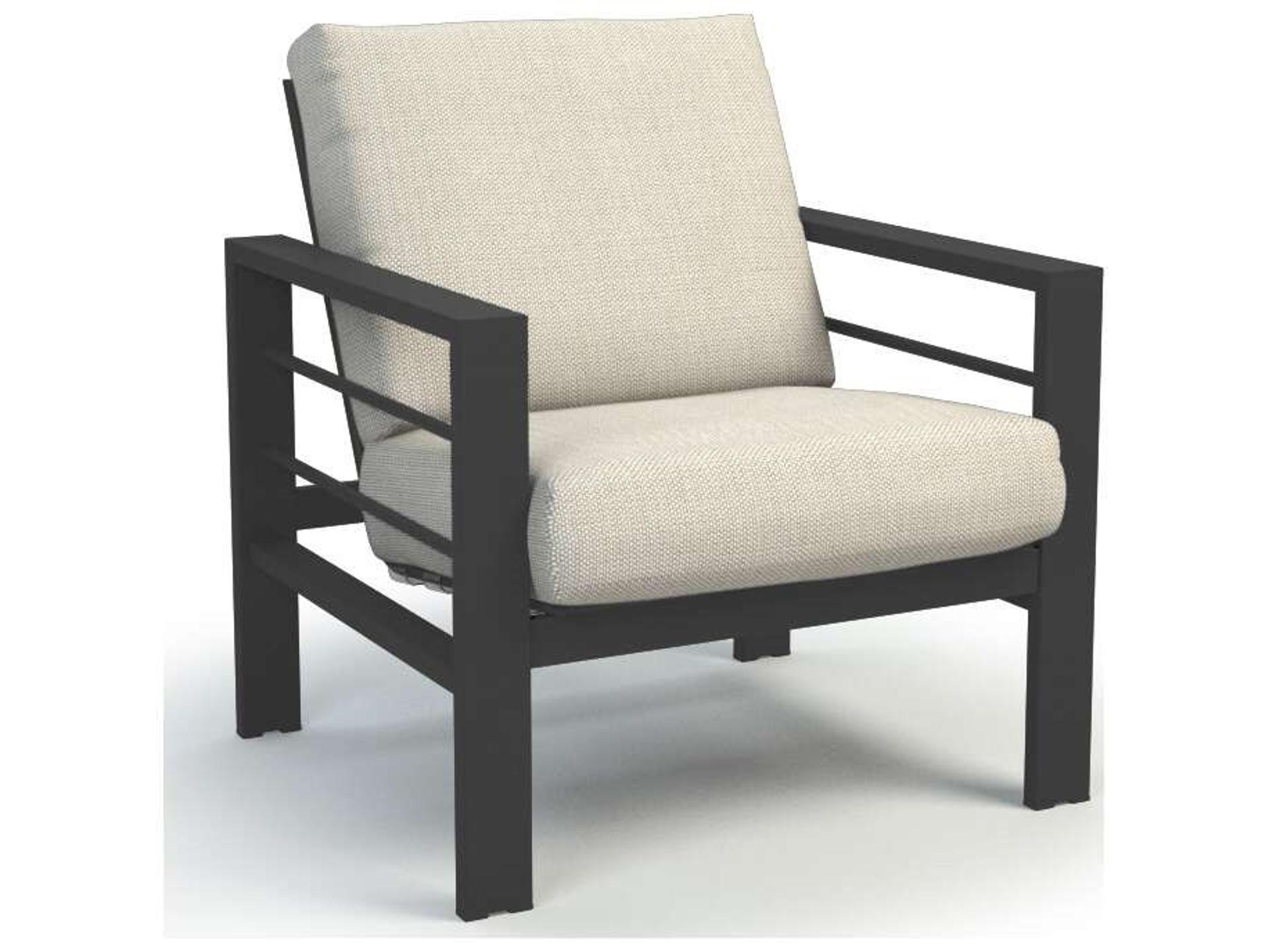 Sutton Low Back Lounge Chair Modern Aluminum