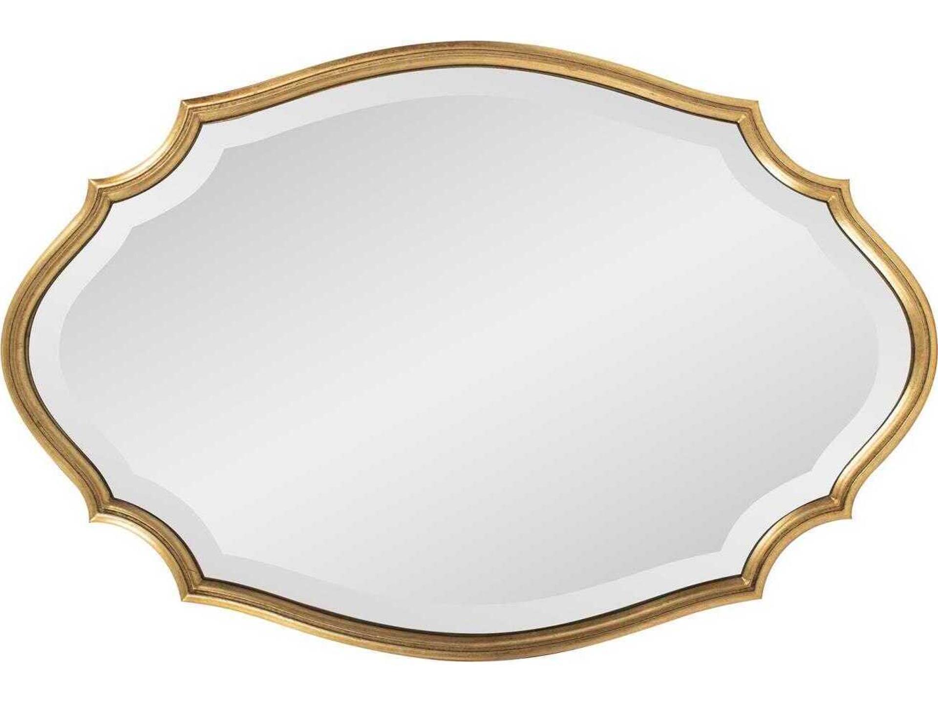 Howard Elliott Sabien Country Gold Oval Wall Mirror