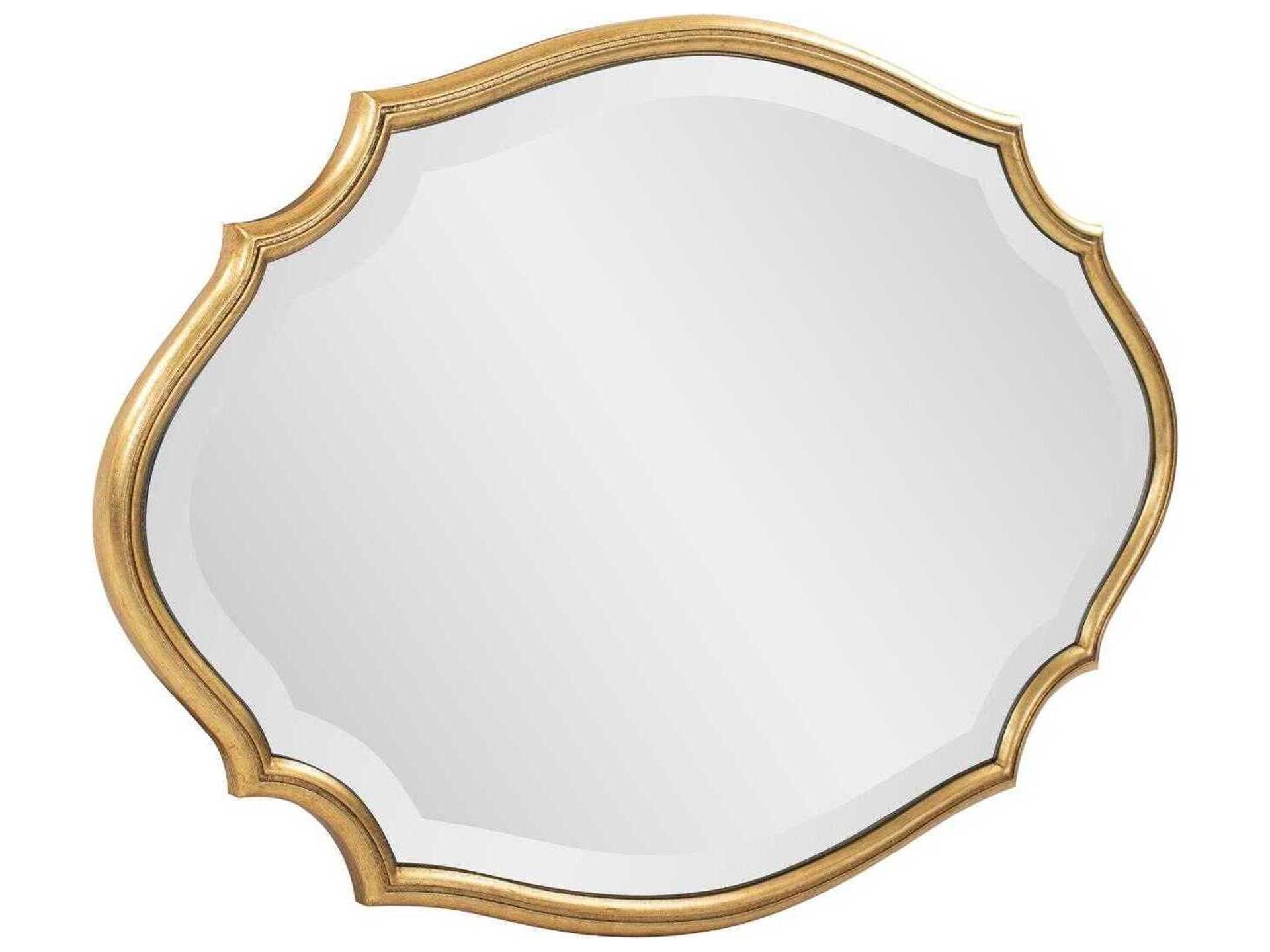 Howard Elliott Sabien Country Gold Oval Wall Mirror
