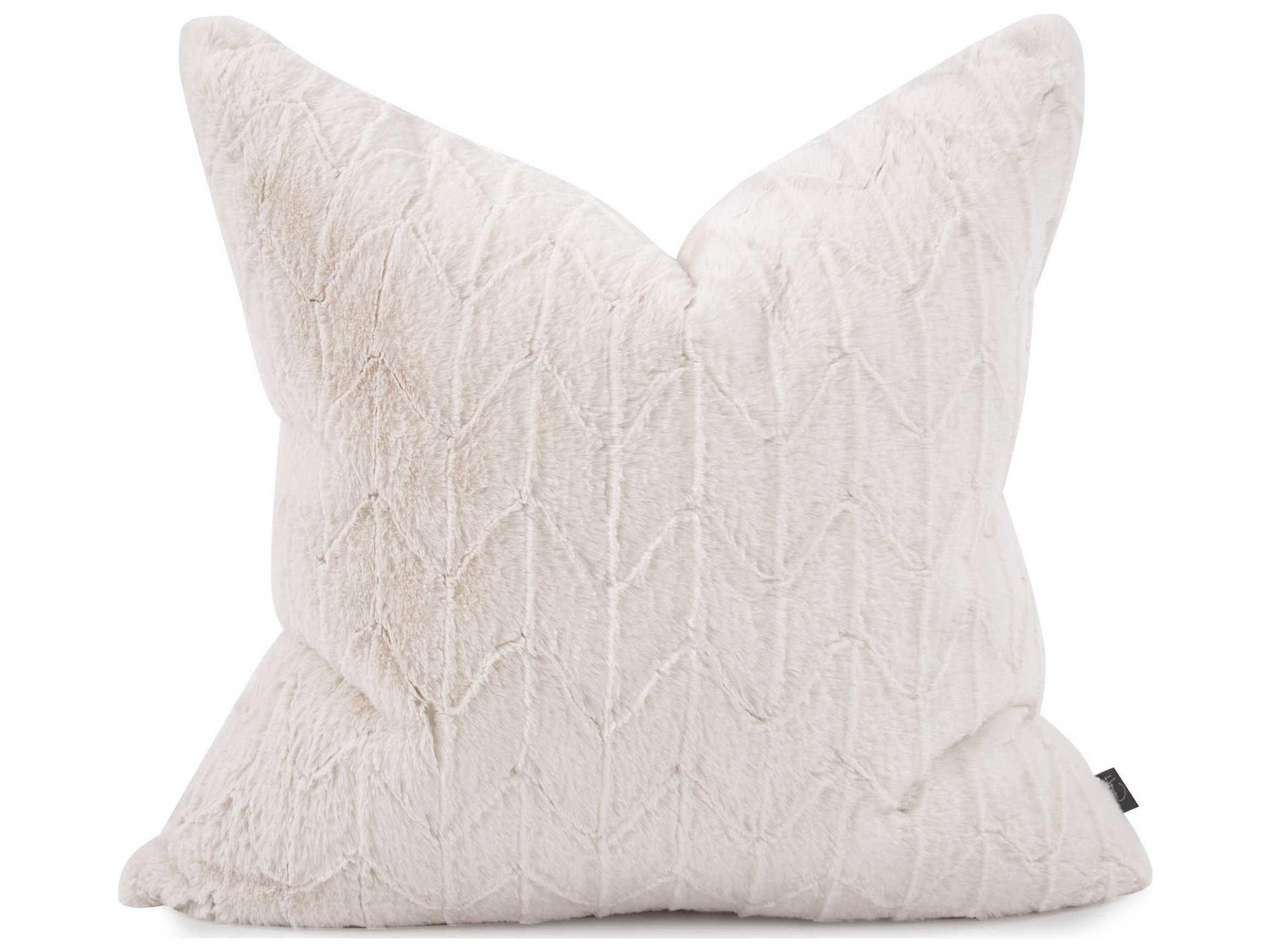 Angora Faux Fur Decorative Pillow