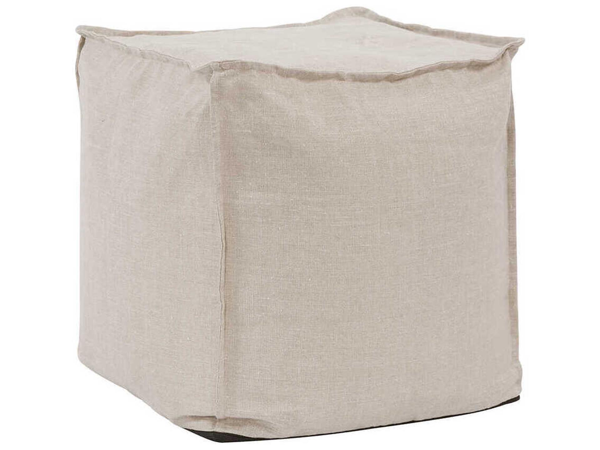 Upholstered Square Pouf