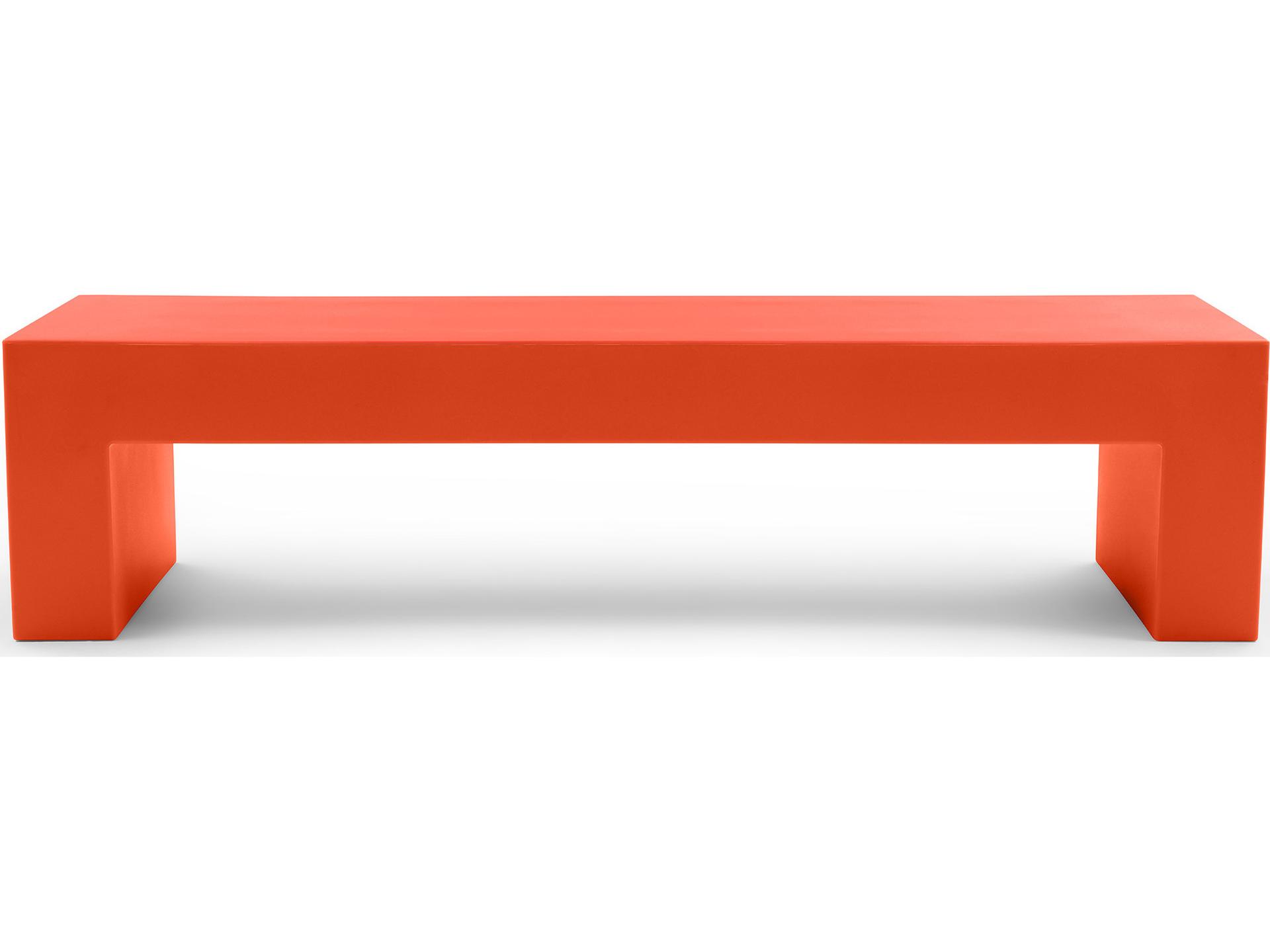 Vignelli Large Bench - Orange