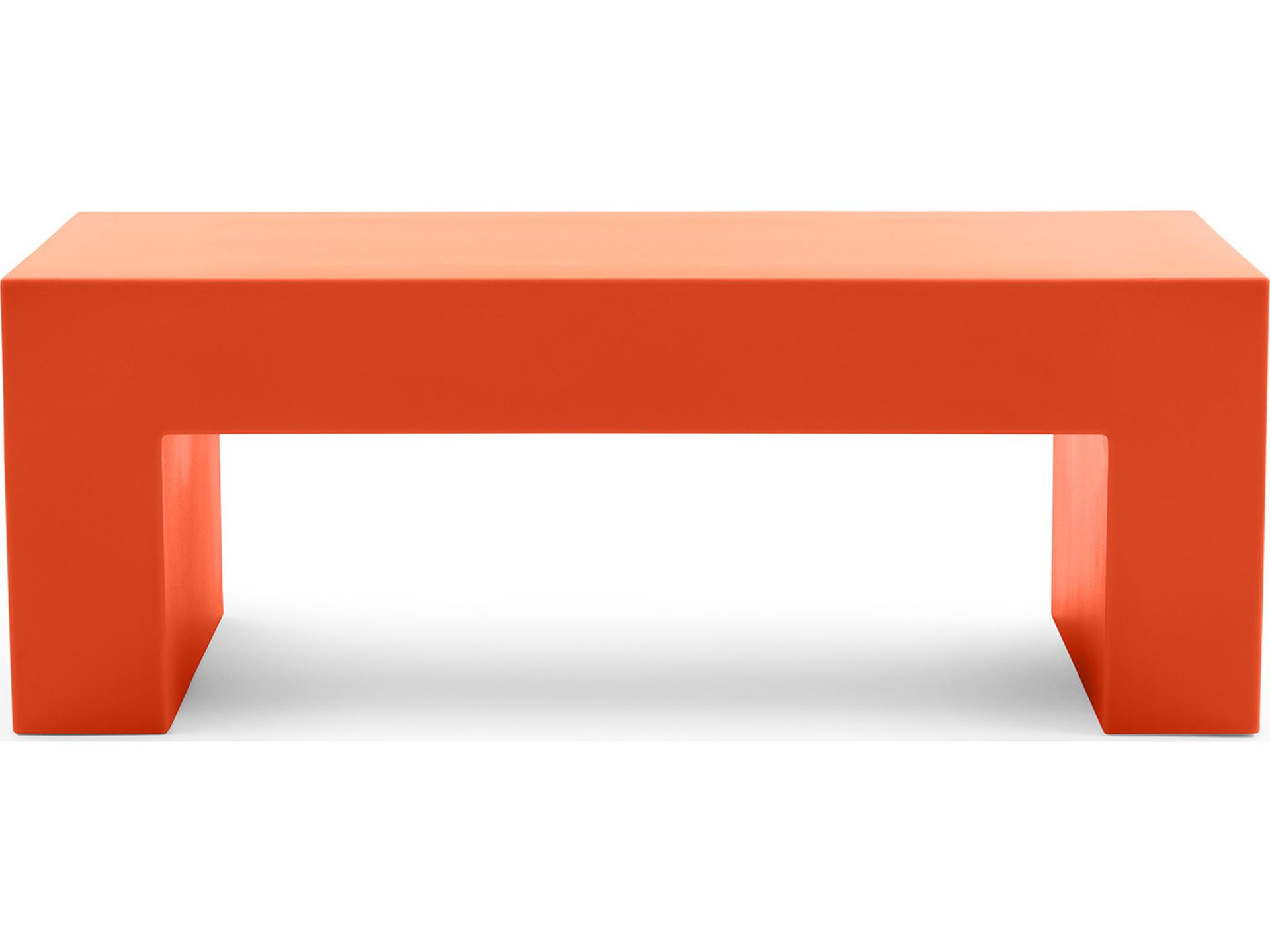 Vignelli Small Bench - Orange
