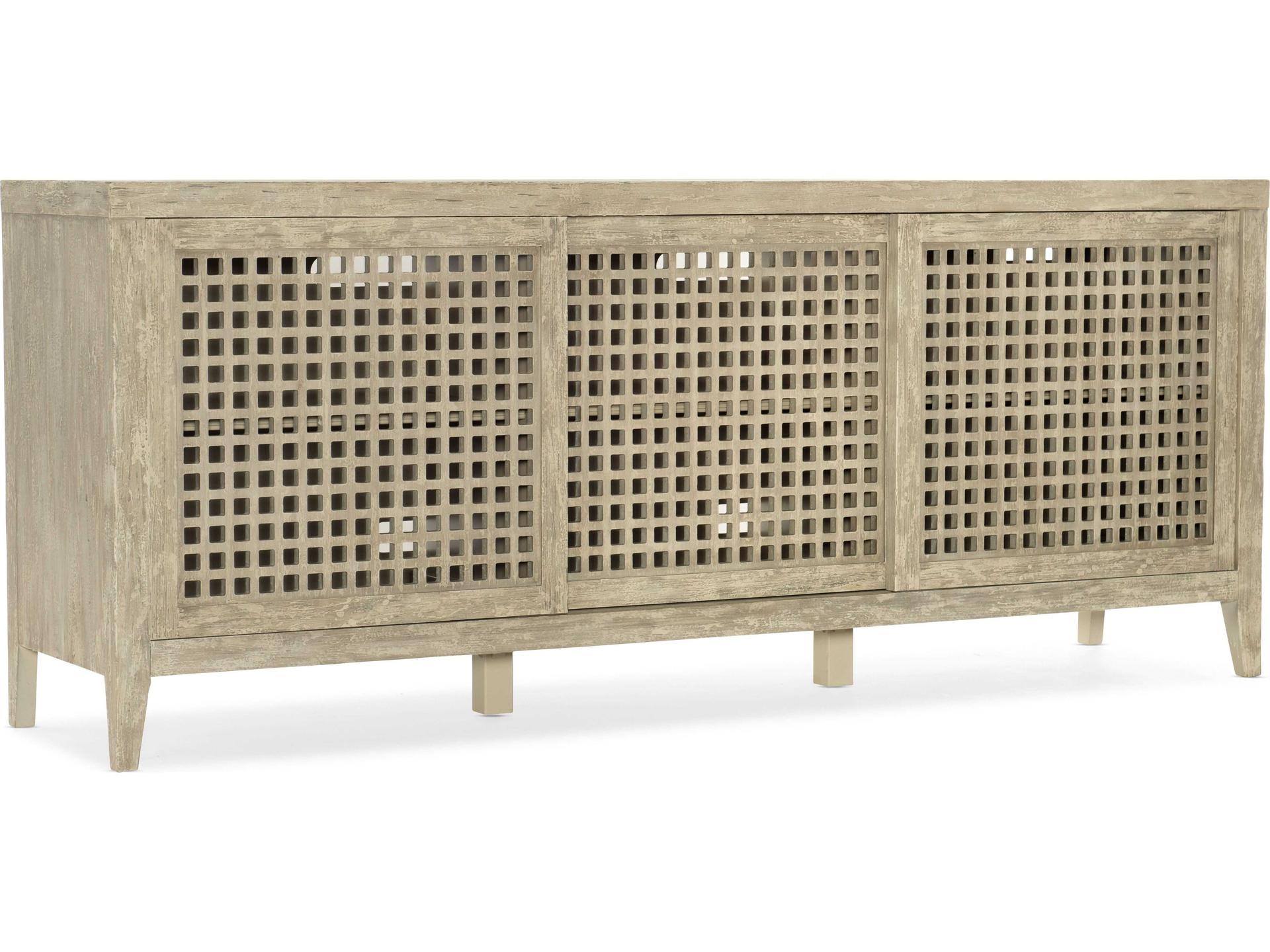 Ciao Bella 80-Inch Entertainment Console in Flaky White Finish