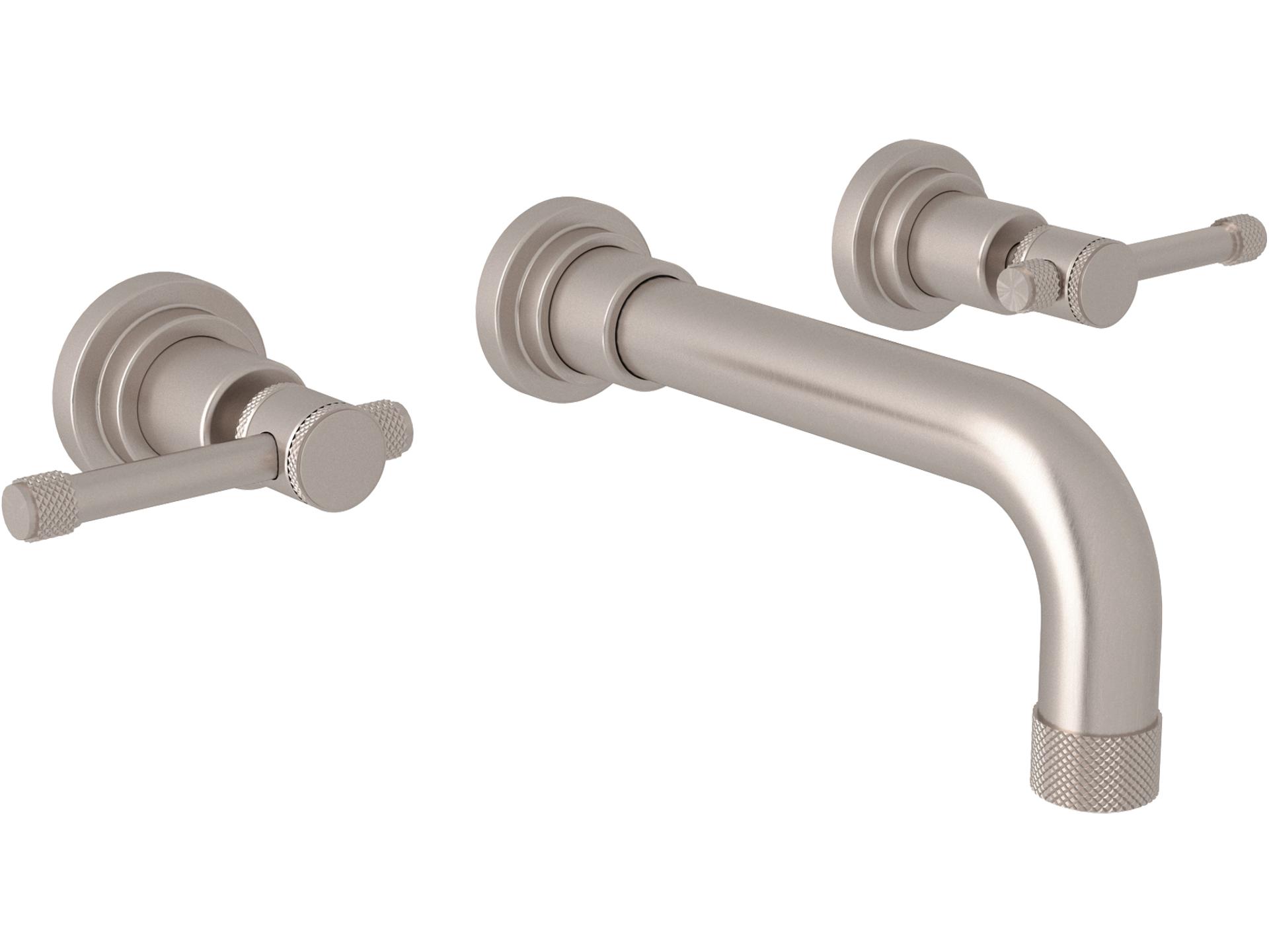 Campo Bath Trim Set With No Rough Valve Body To Wall Widespread Lavatory Faucet Mixer Set With Levers