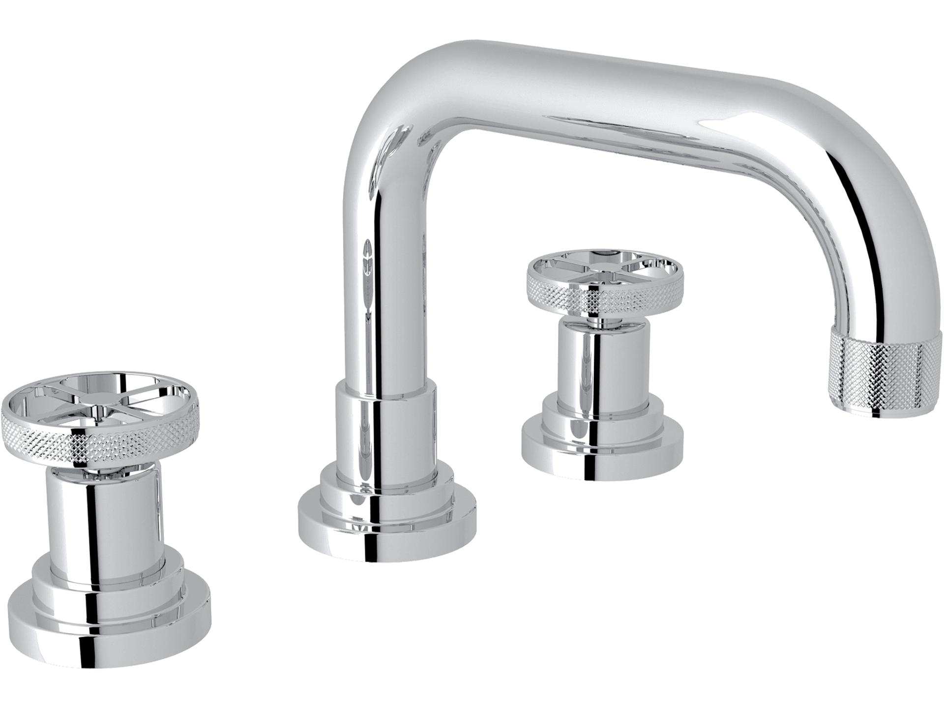 Campo Bath Deck Mounted Three Hole Widespread Lavatory Faucet