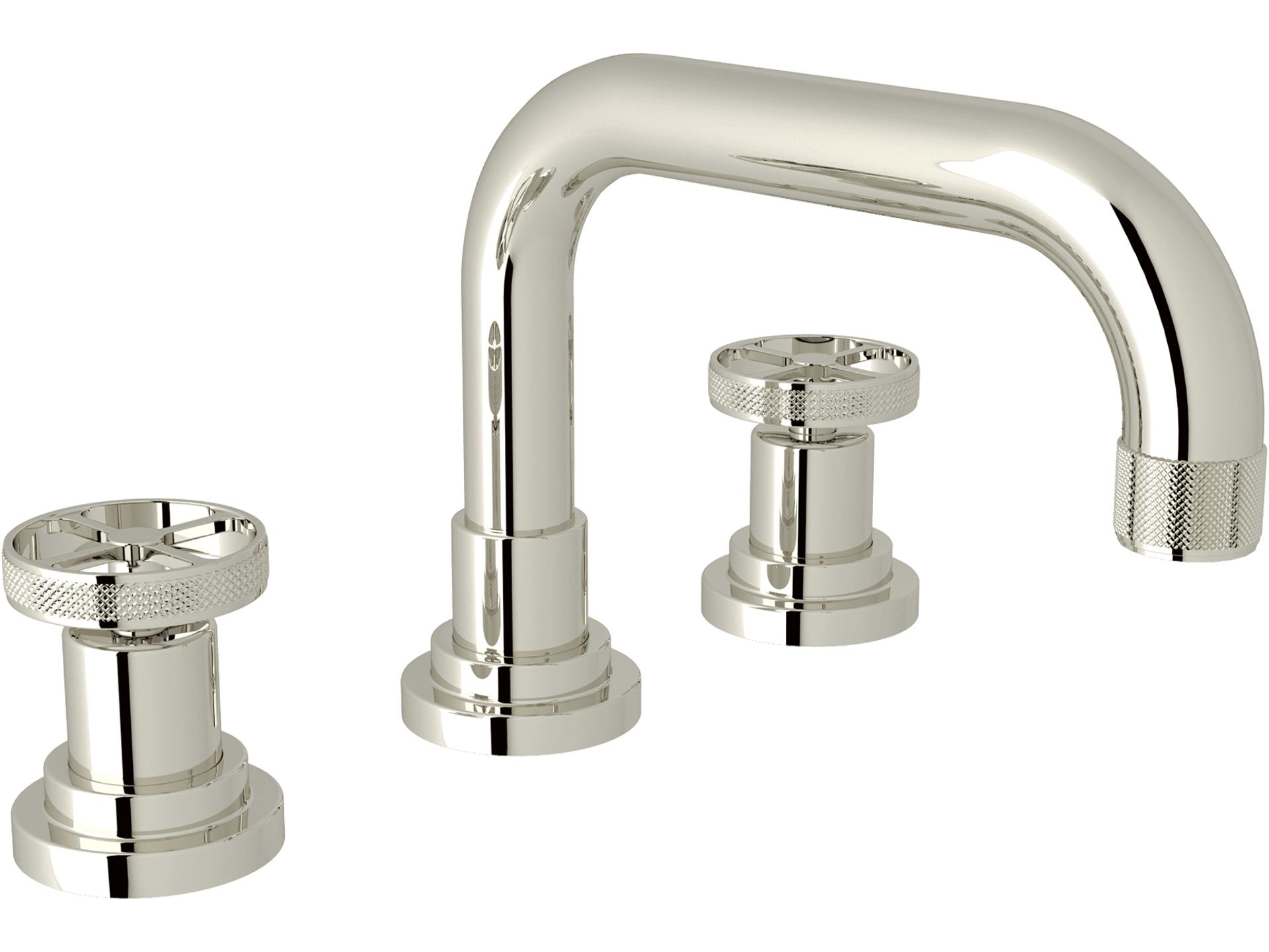Campo Bath Deck Mounted Three Hole Widespread Lavatory Faucet
