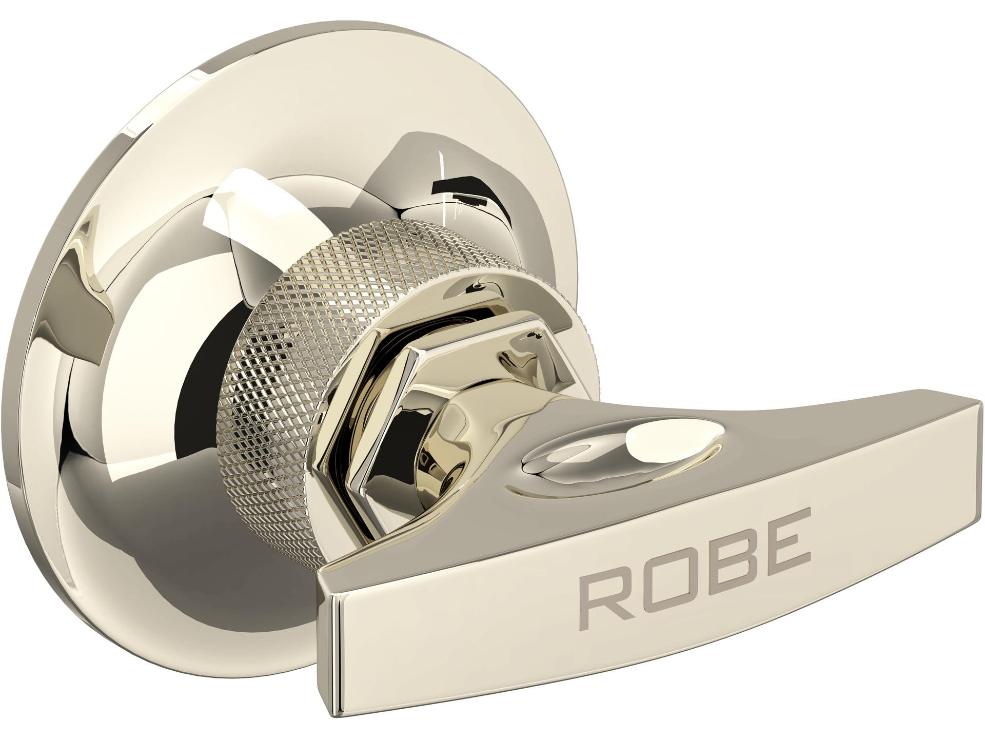 Graceline Single Robe Hook In Polished Nickel