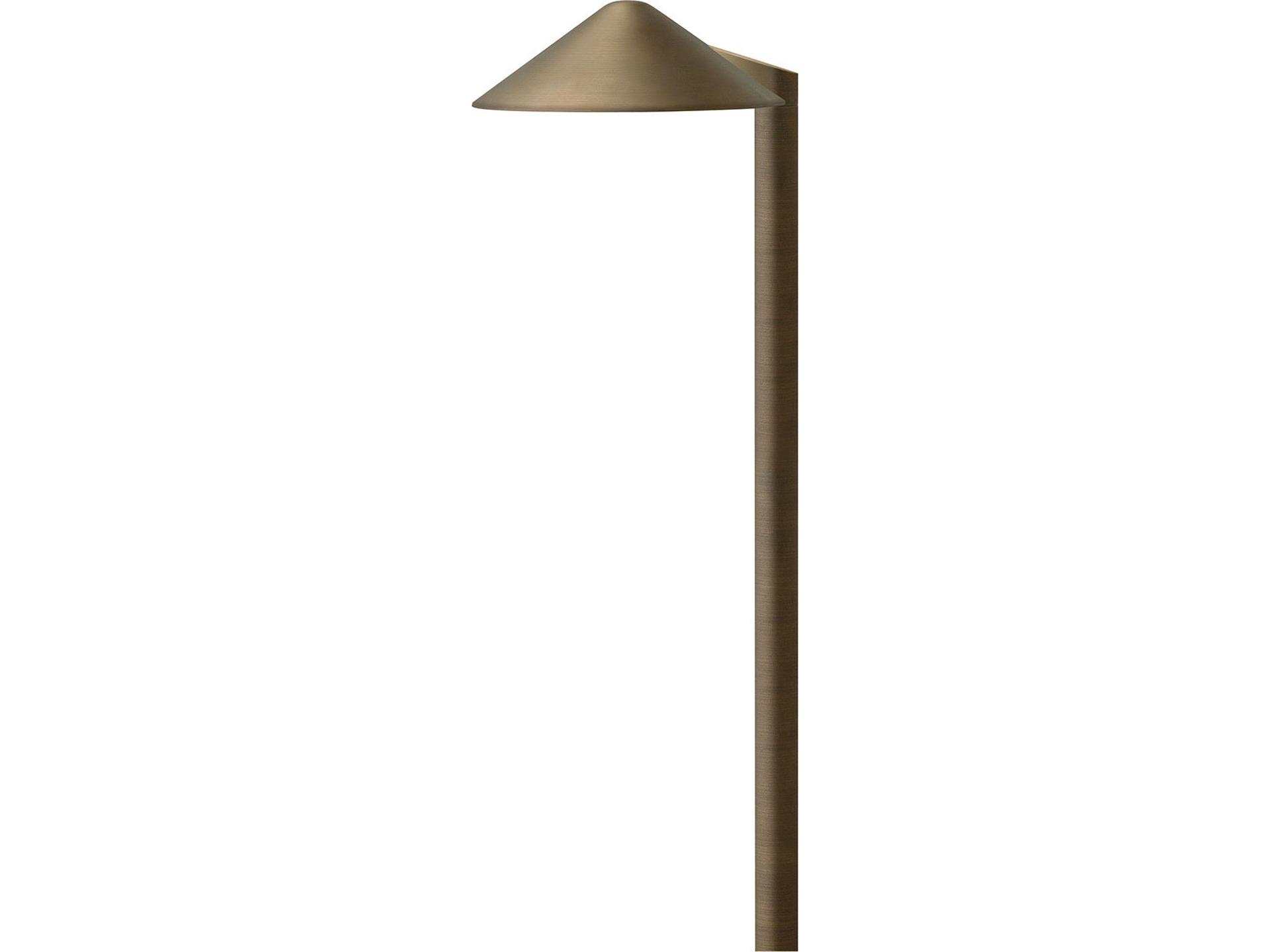 Hardy Island Round Side Mount LED Path Light in Matte Bronze