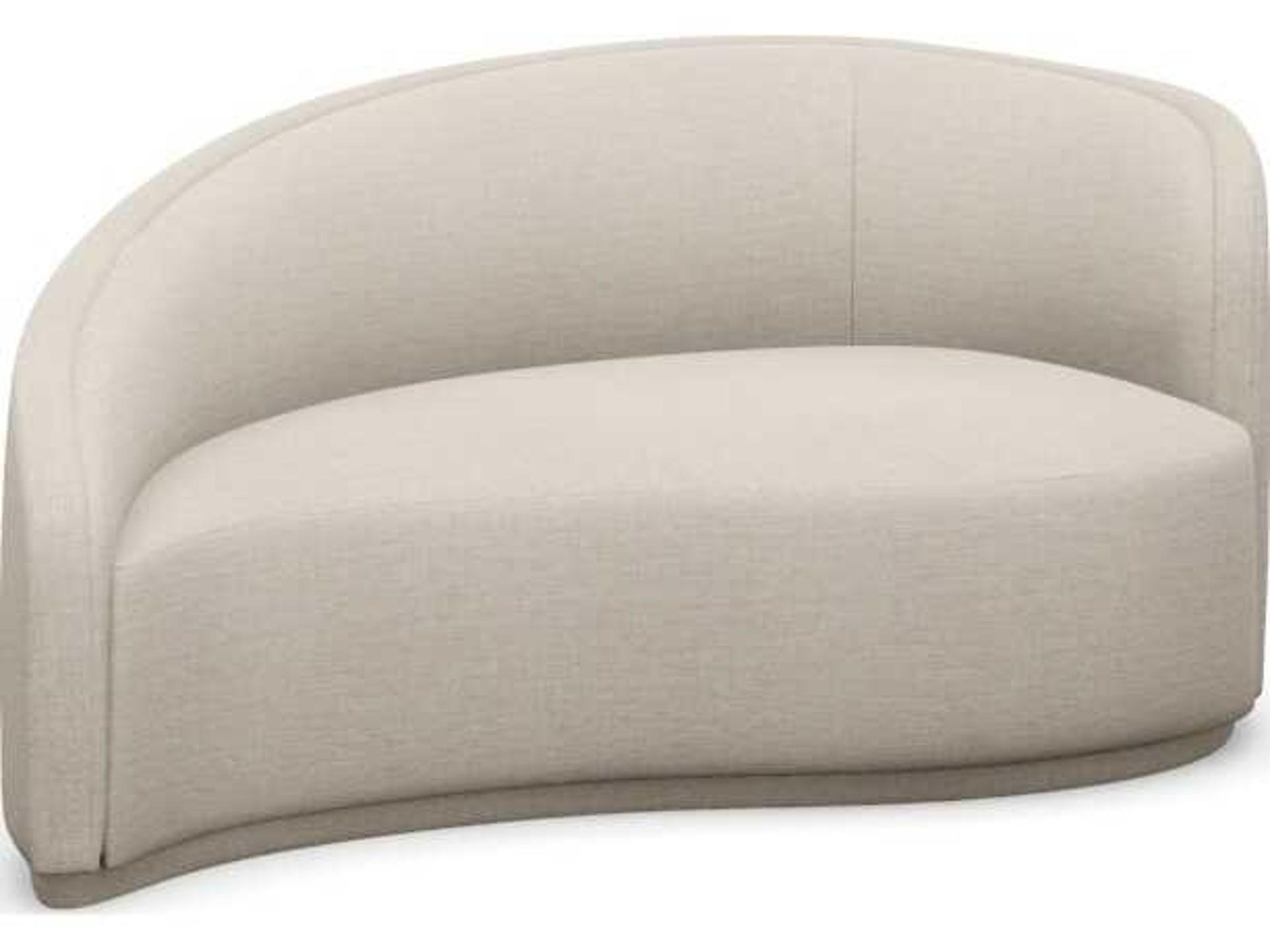 Dana Bluff Beige Upholstered Chaise