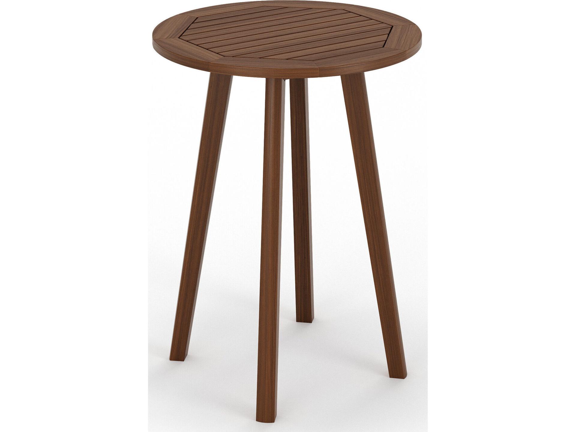 Jensen Outdoor Furniture Foundations Ipe IPEFoundations IPE 28" Round Bistro Table