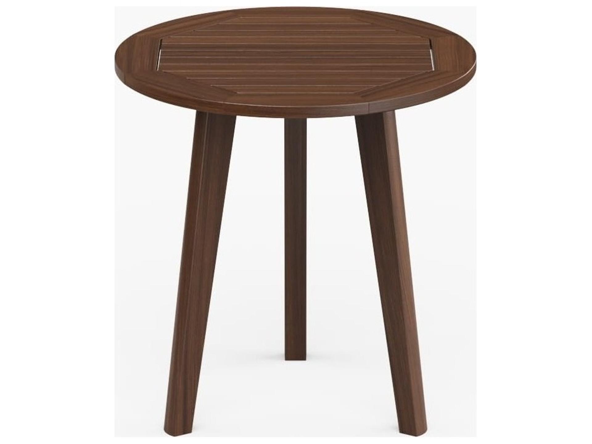 Jensen Outdoor Furniture Foundations Ipe IPEFoundations IPE 28" Round Bistro Table