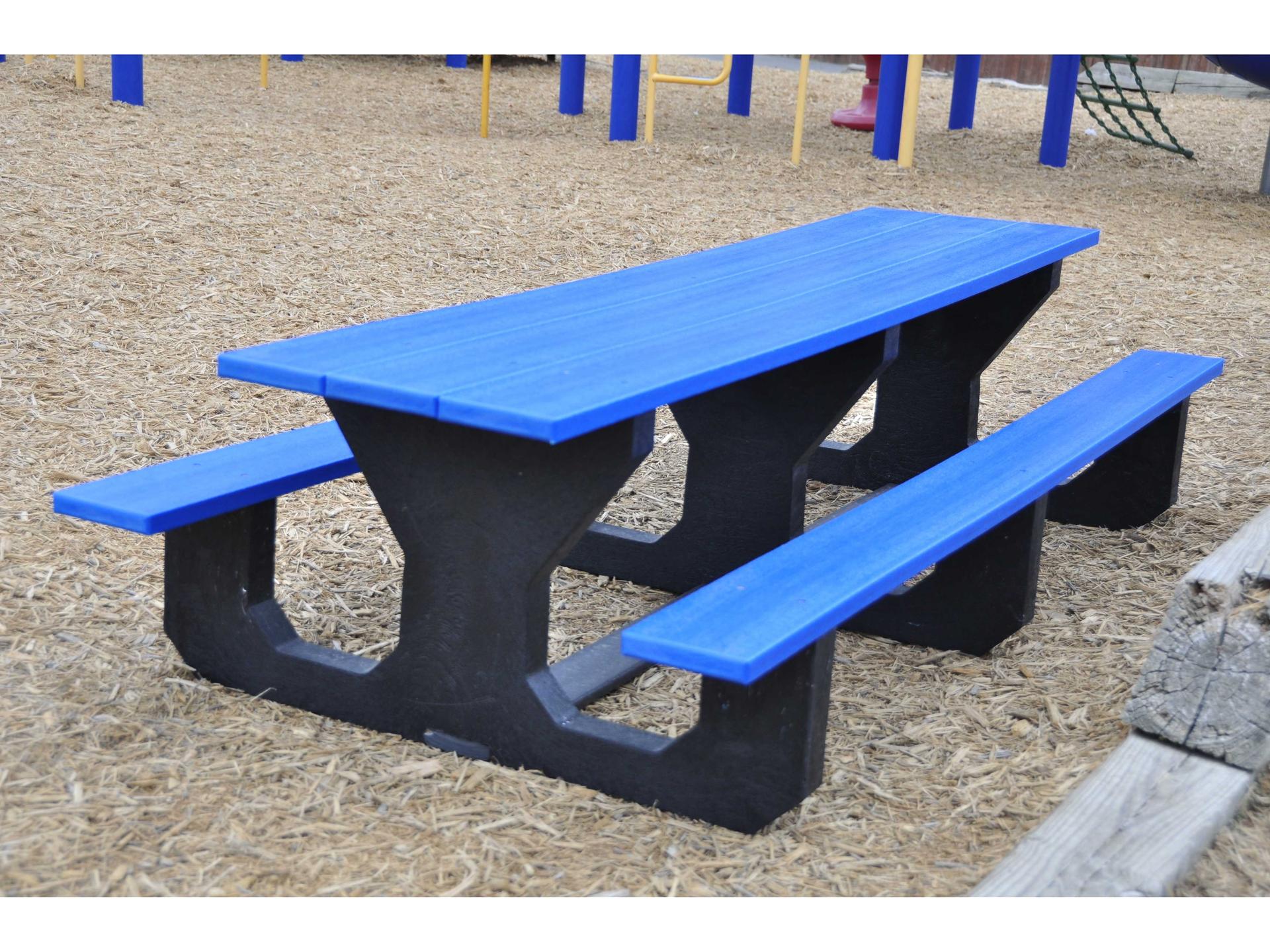 Toddler Recycled Plastic Rectangular Outdoor Picnic Table
