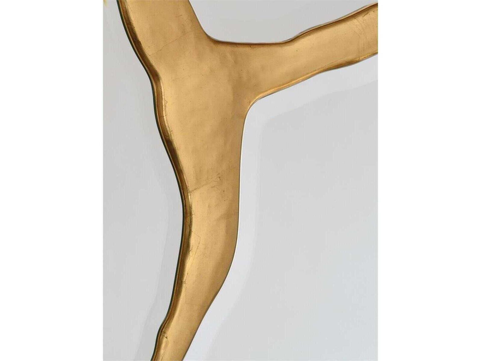 John Richard Revne Gold Rectangular Wall Mirror