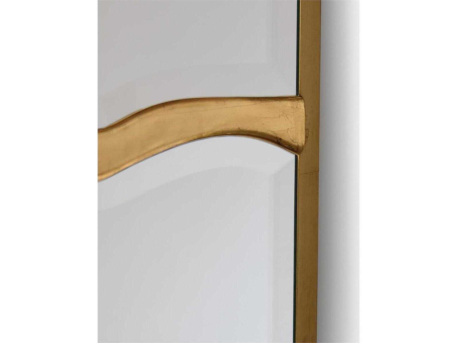 John Richard Revne Gold Rectangular Wall Mirror
