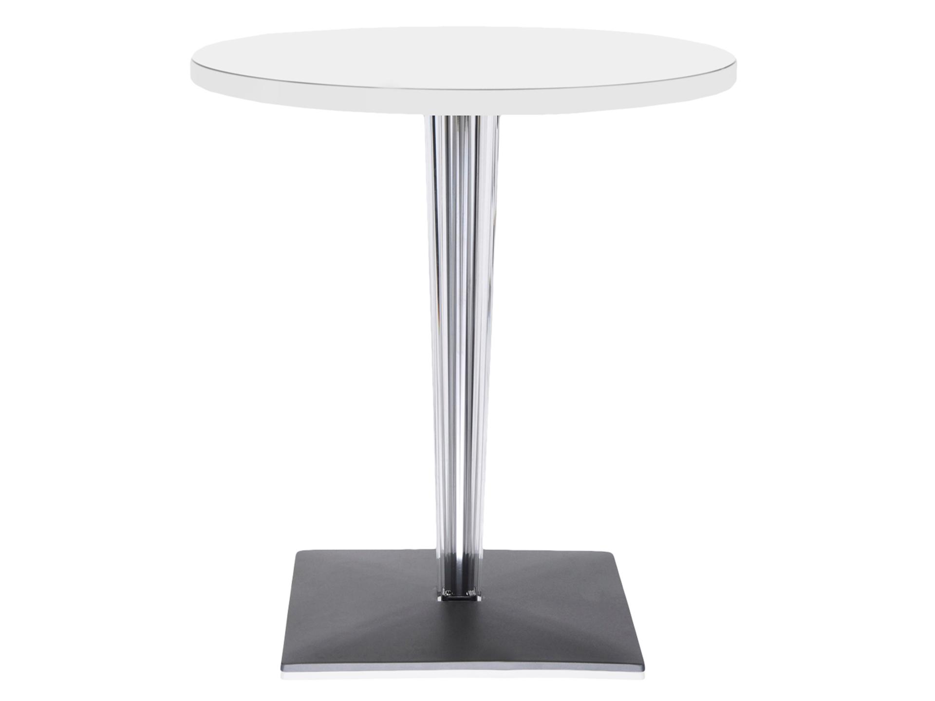 Toptop White Round Dining Table