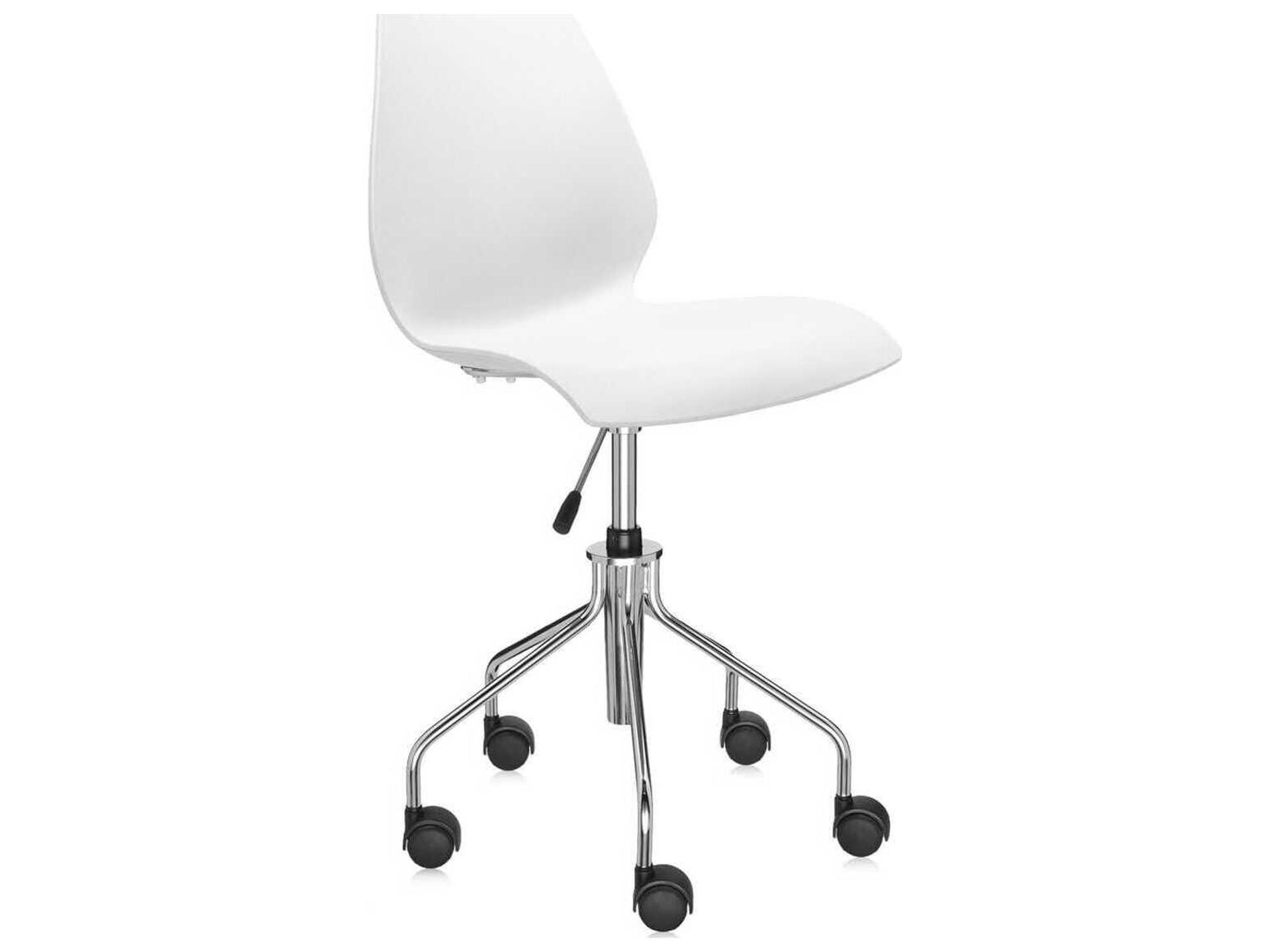 Maui Silver Adjustable Computer Office Chair