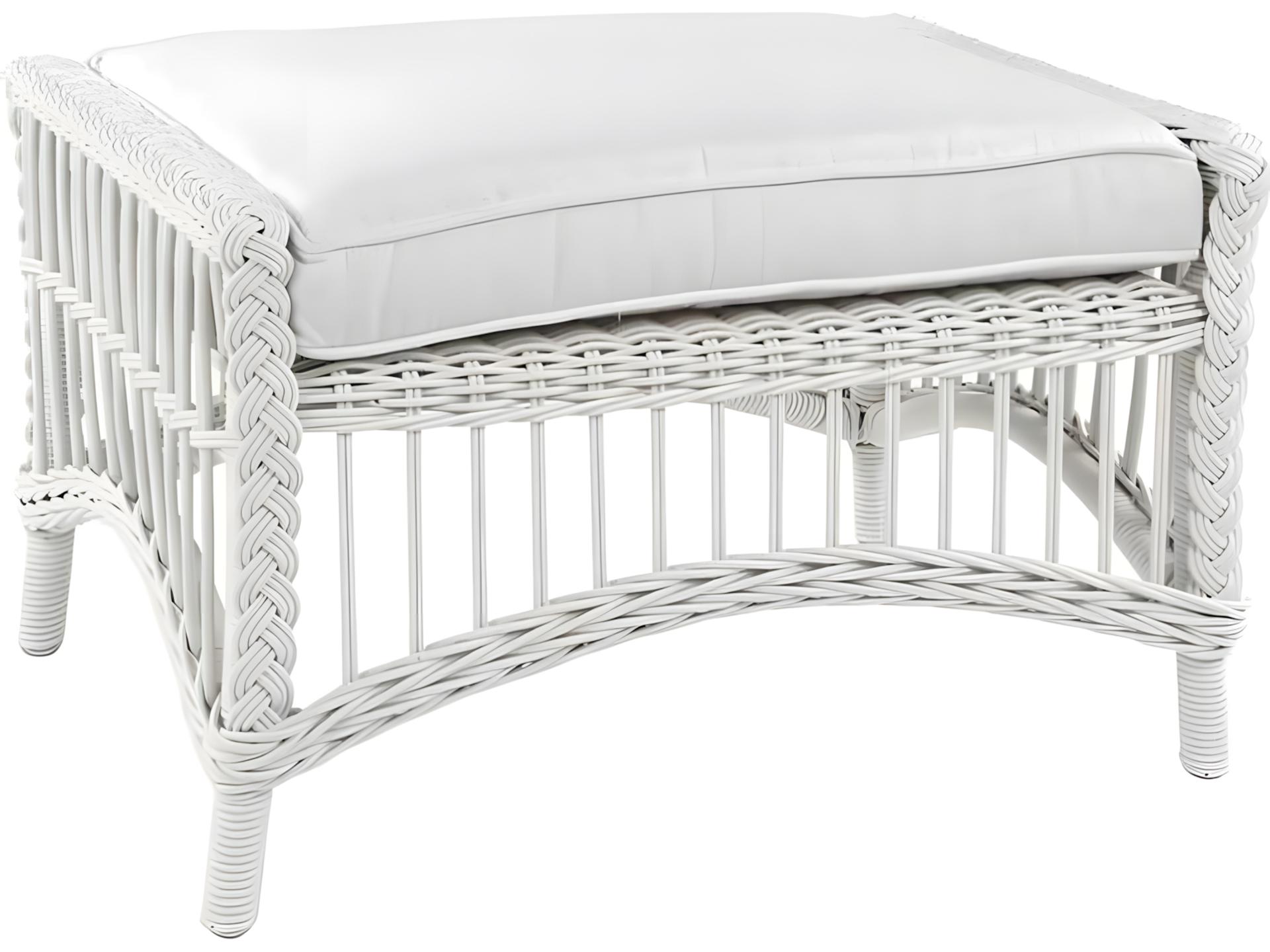 Chatham Ottoman All-Weather Wicker