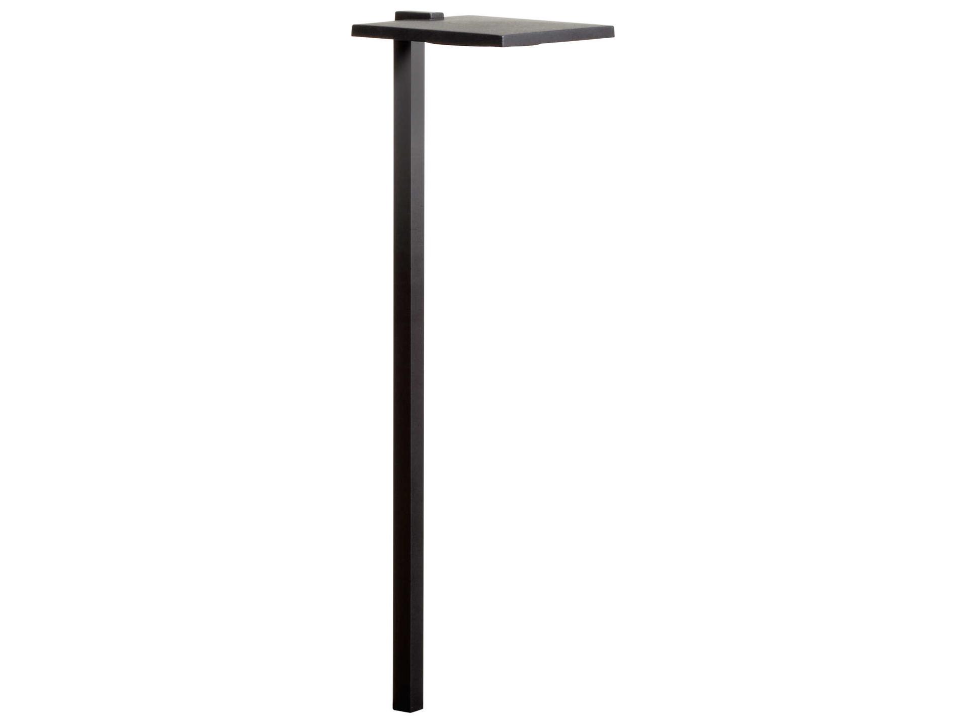 Shallow Shade 12V 2W LED Path Light in Textured Black 2700K