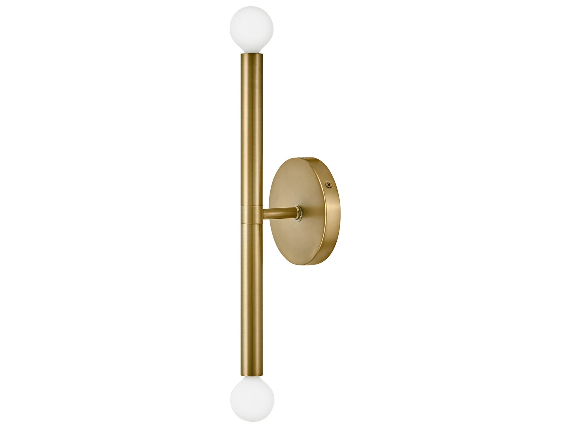 Millie 2-Light Lacquered Brass Wall Sconce