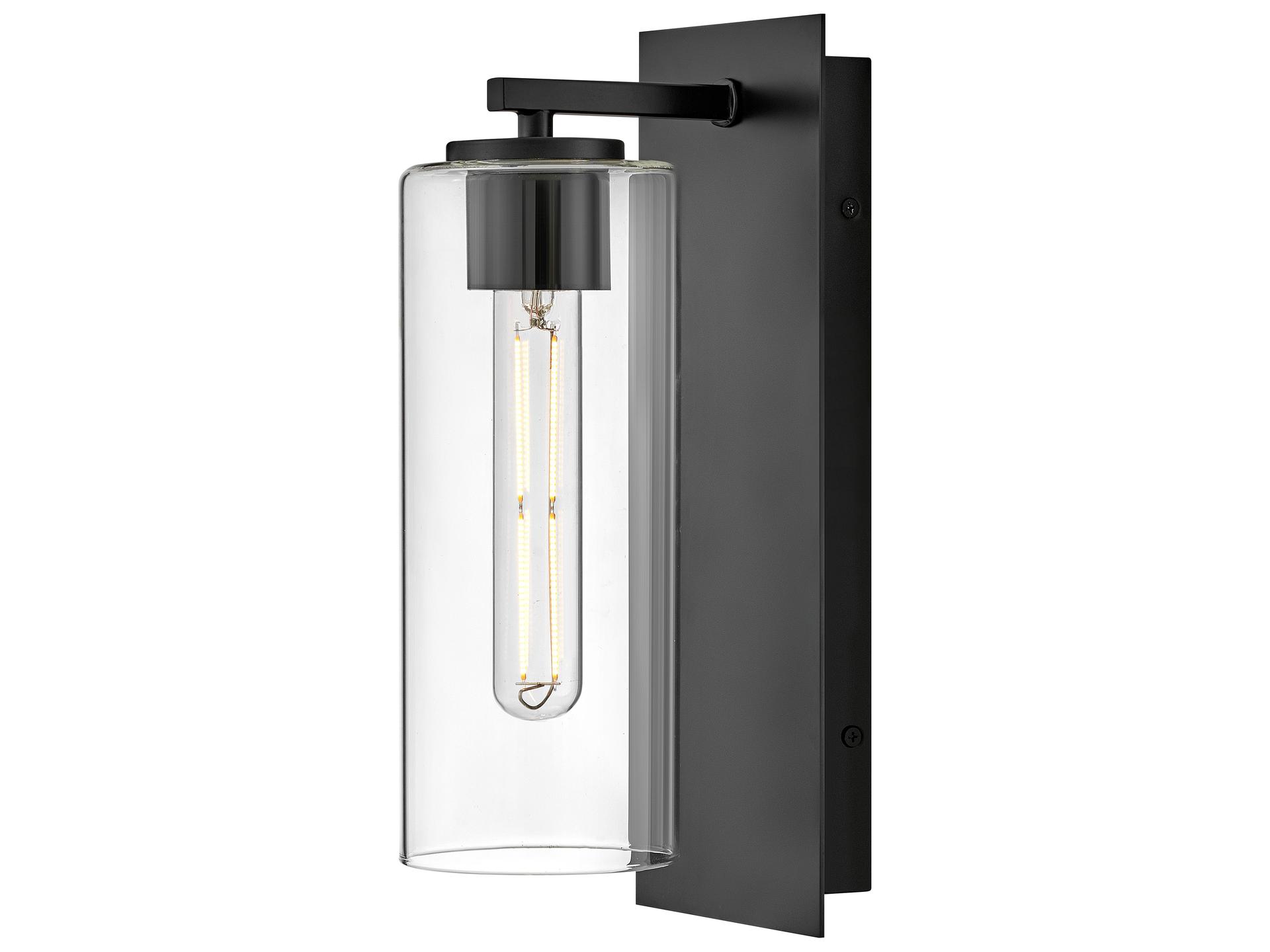 Lane 1-Light Black Wall Sconce