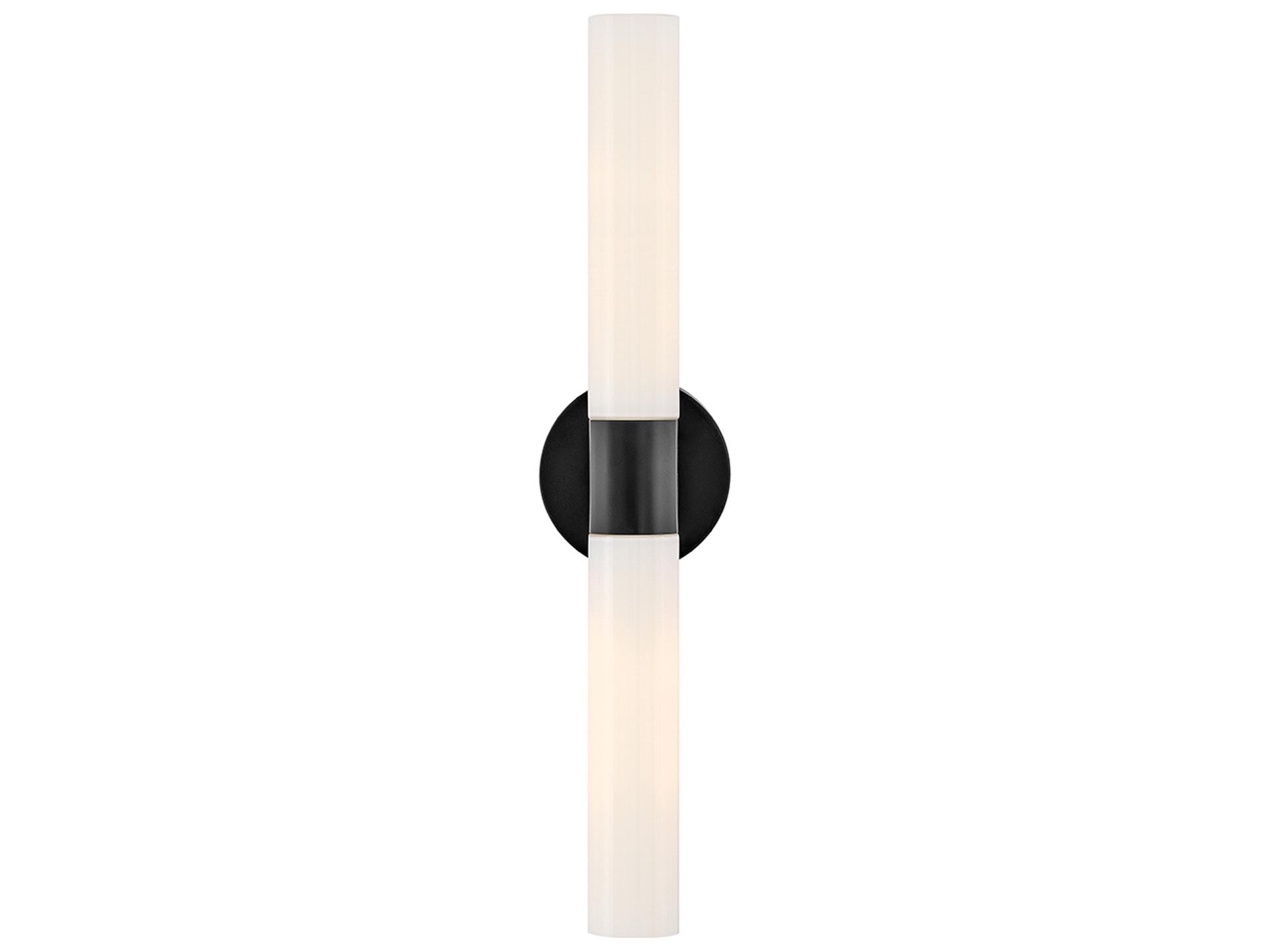 Shea 2-Light Black Vanity Light