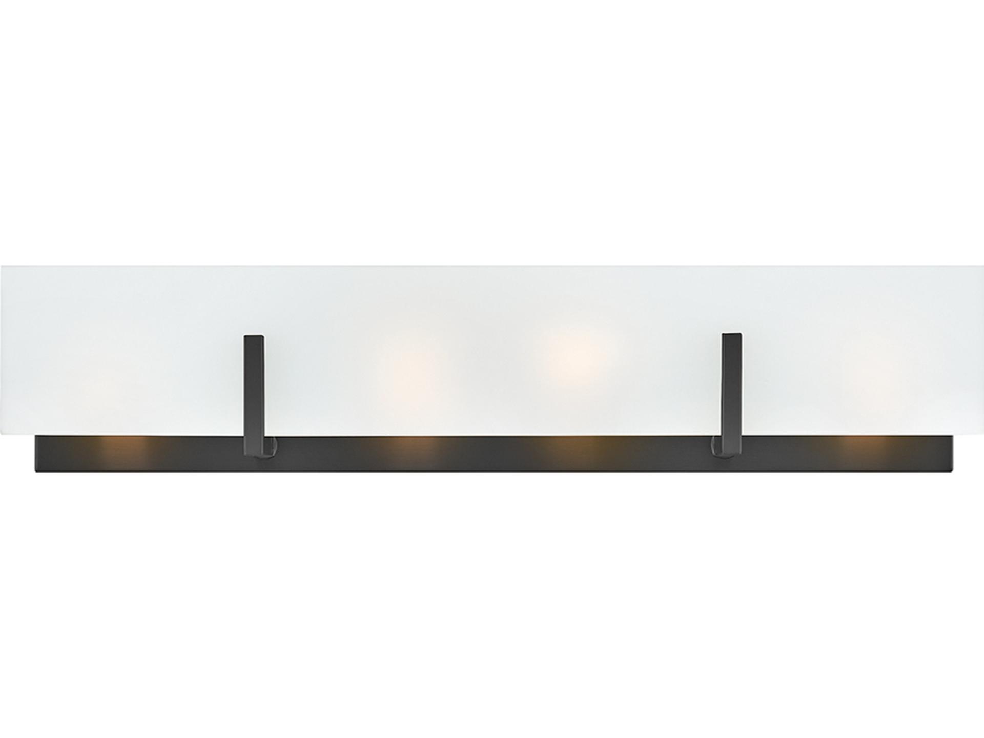 Roman 4-Light Black Vanity Light