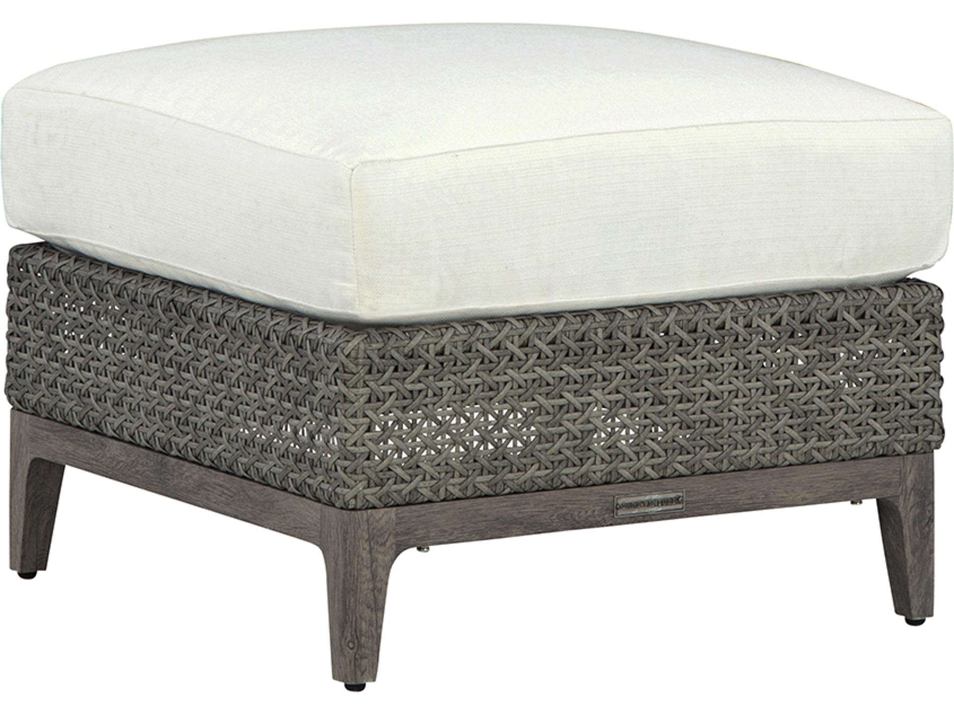 Lenox Hill Wicker Outdoor Patio Ottoman