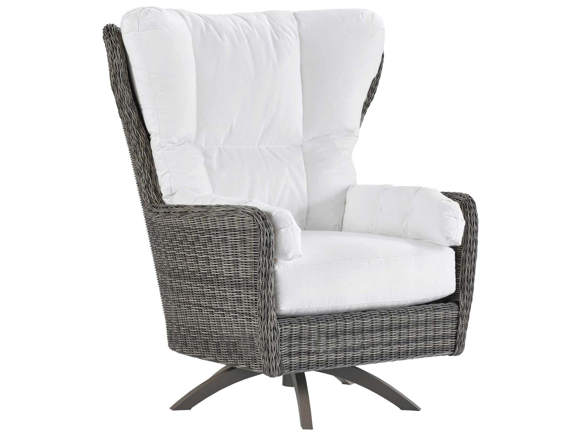 Cocoon High Back Swivel Lounge Chair Modern Outdoor Seating