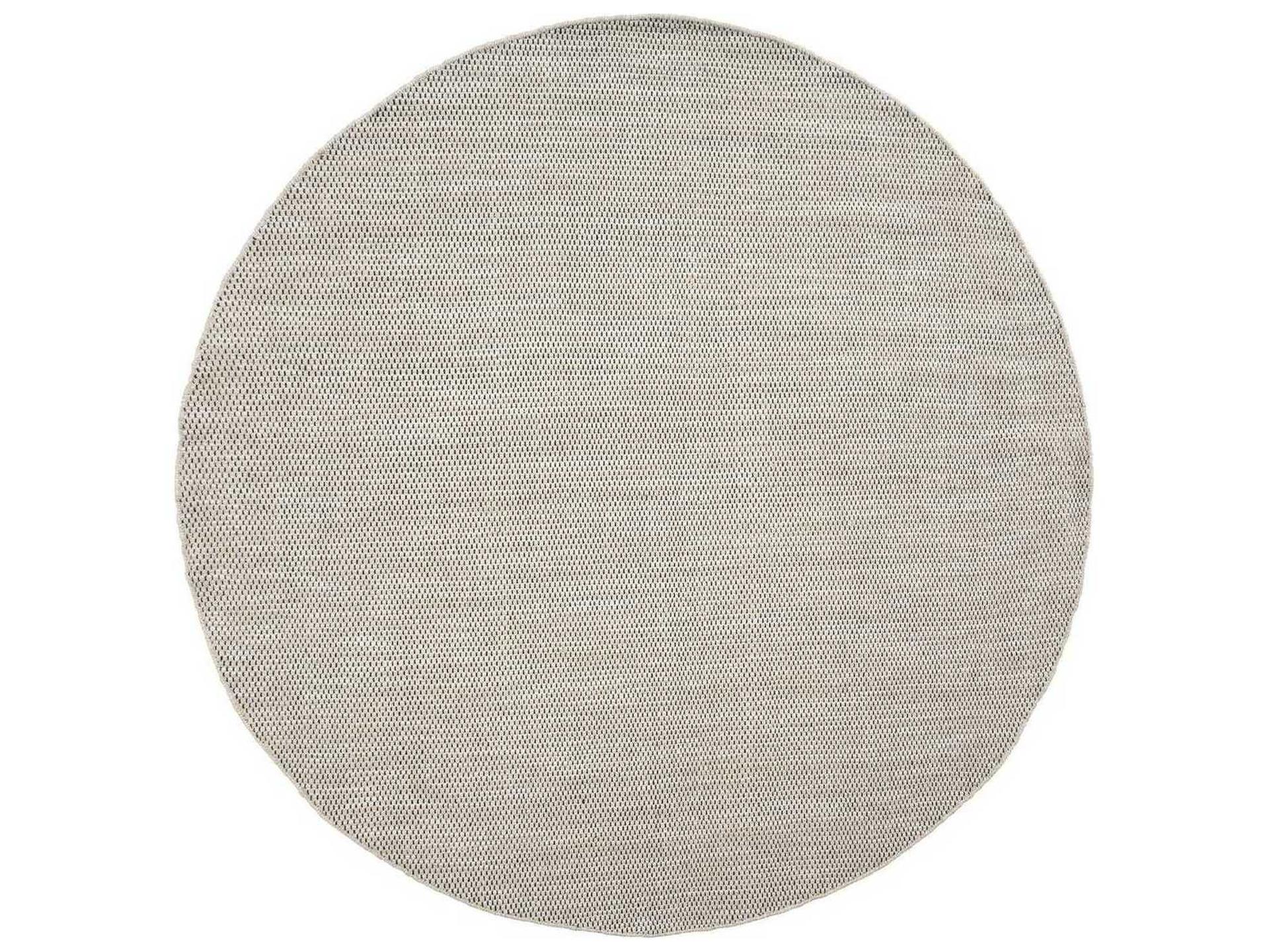 Adoni Mist Round Rug Taupe Indoor Outdoor