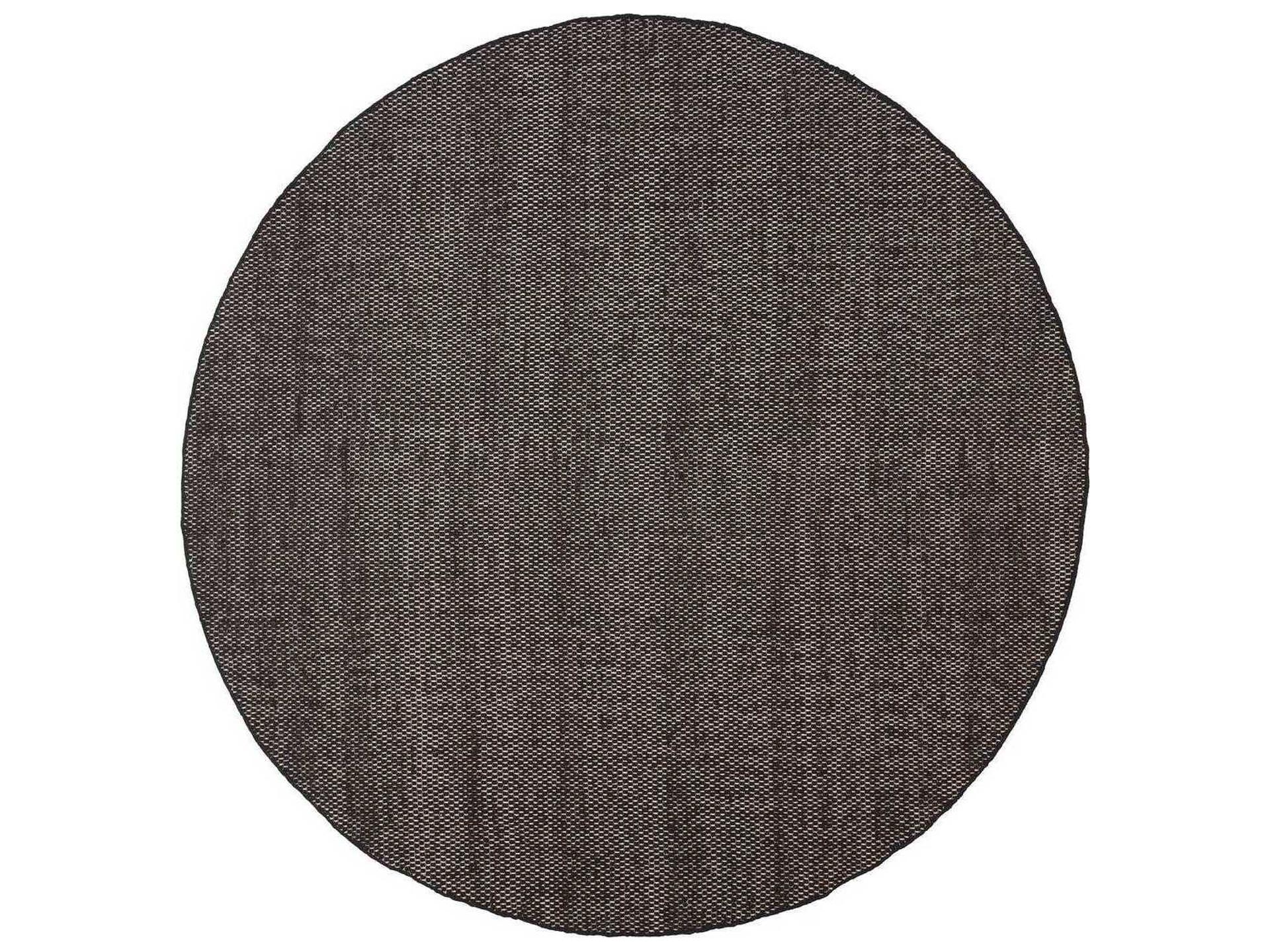 Asko Wool Rug Black Hand-Woven