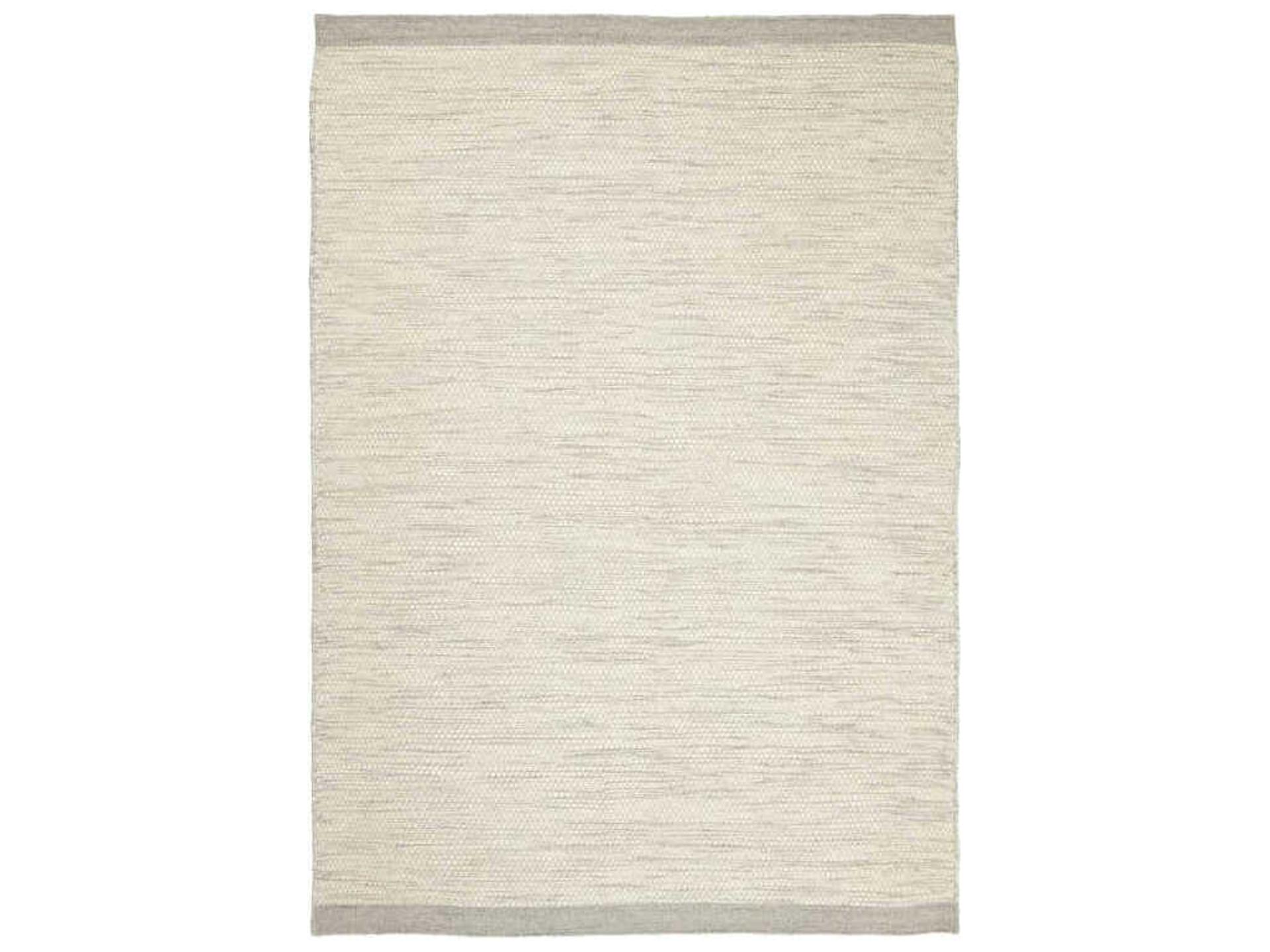 Asko Hand-Woven Wool and Cotton Area Rug in Iron