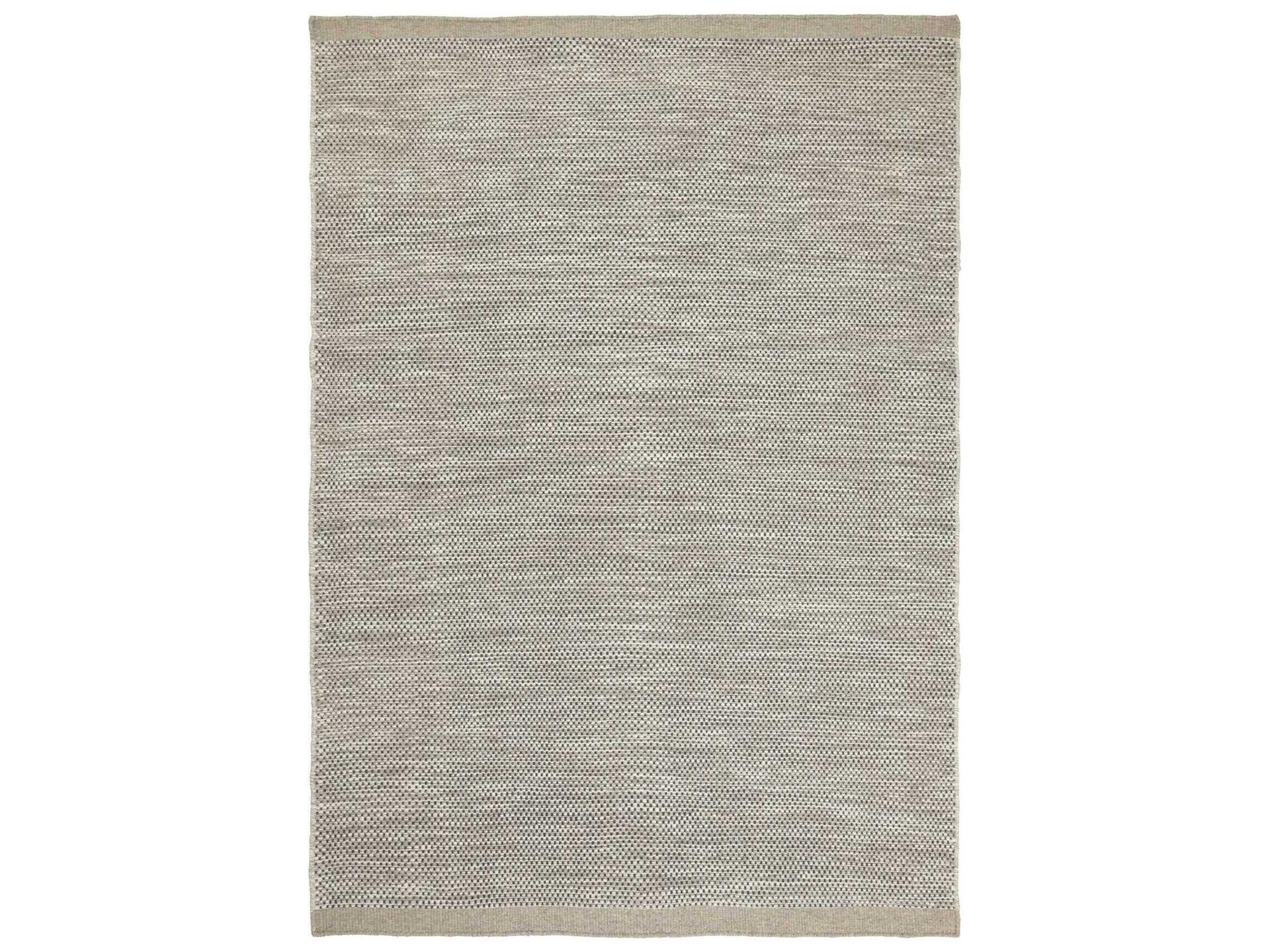 Asko Hand-Woven Wool and Cotton Area Rug in Taupe