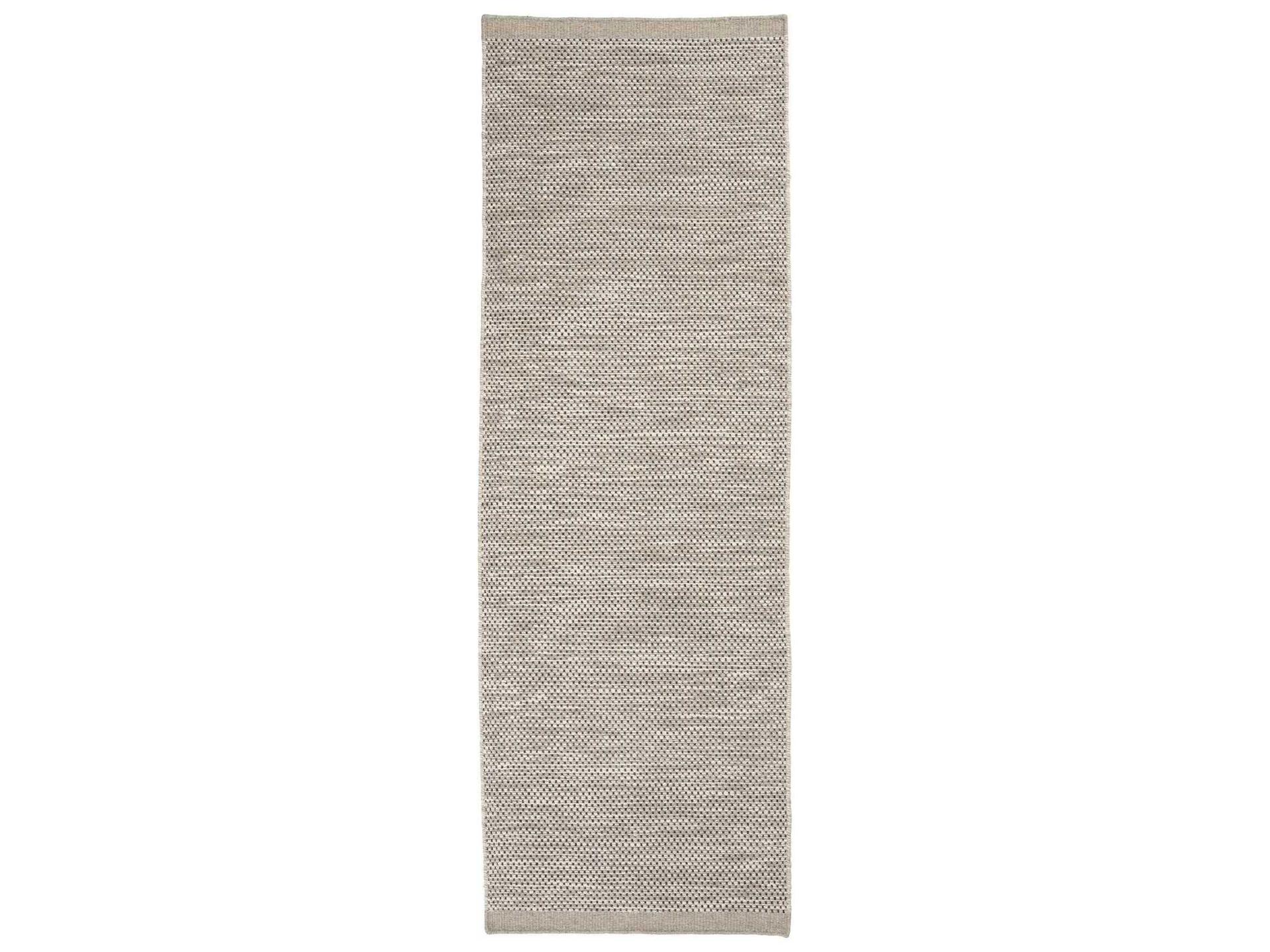 Asko Taupe Handwoven Wool Blend Runner Rug