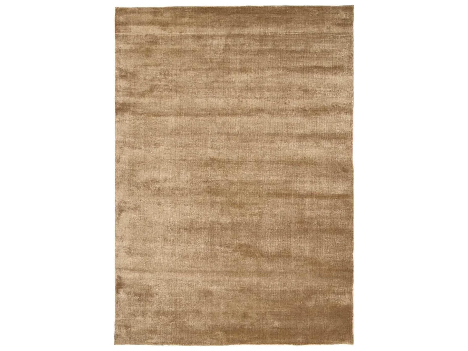 Lucens Handloom Viscose Rug in Mustard