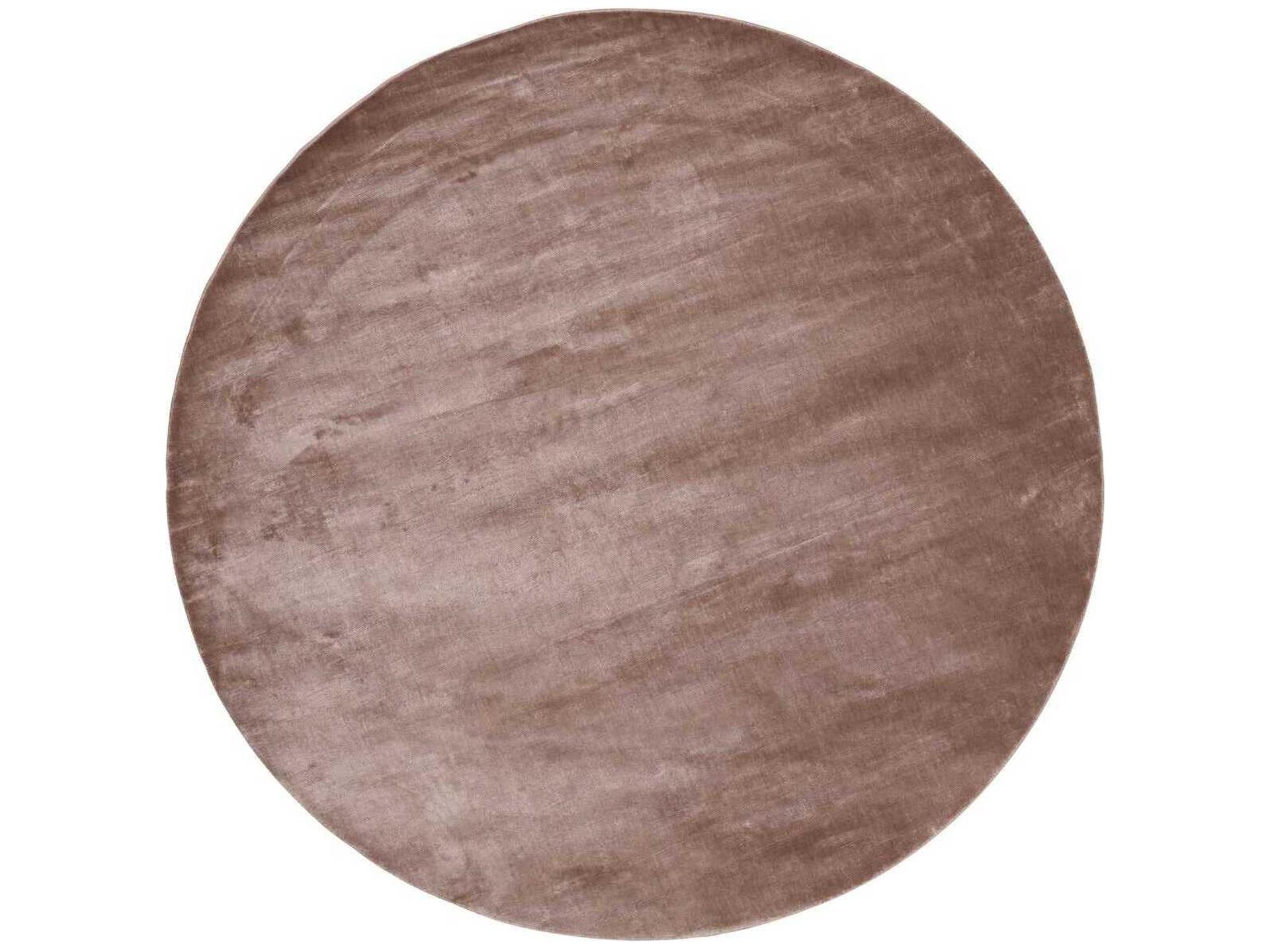 Lucens Hand-loomed Viscose Area Rug in Rose