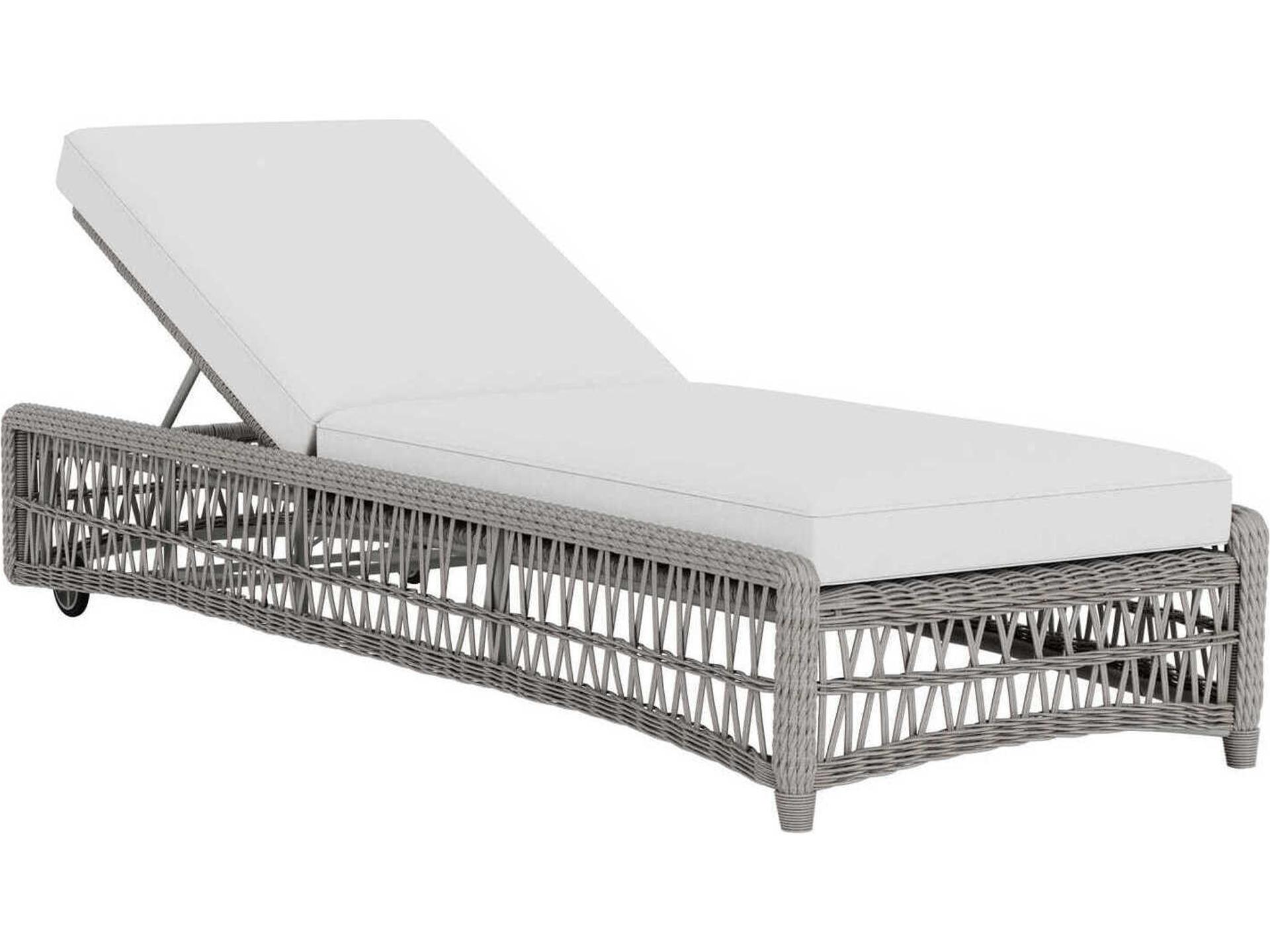 Mackinac Wicker Chaise Lounge Outdoor