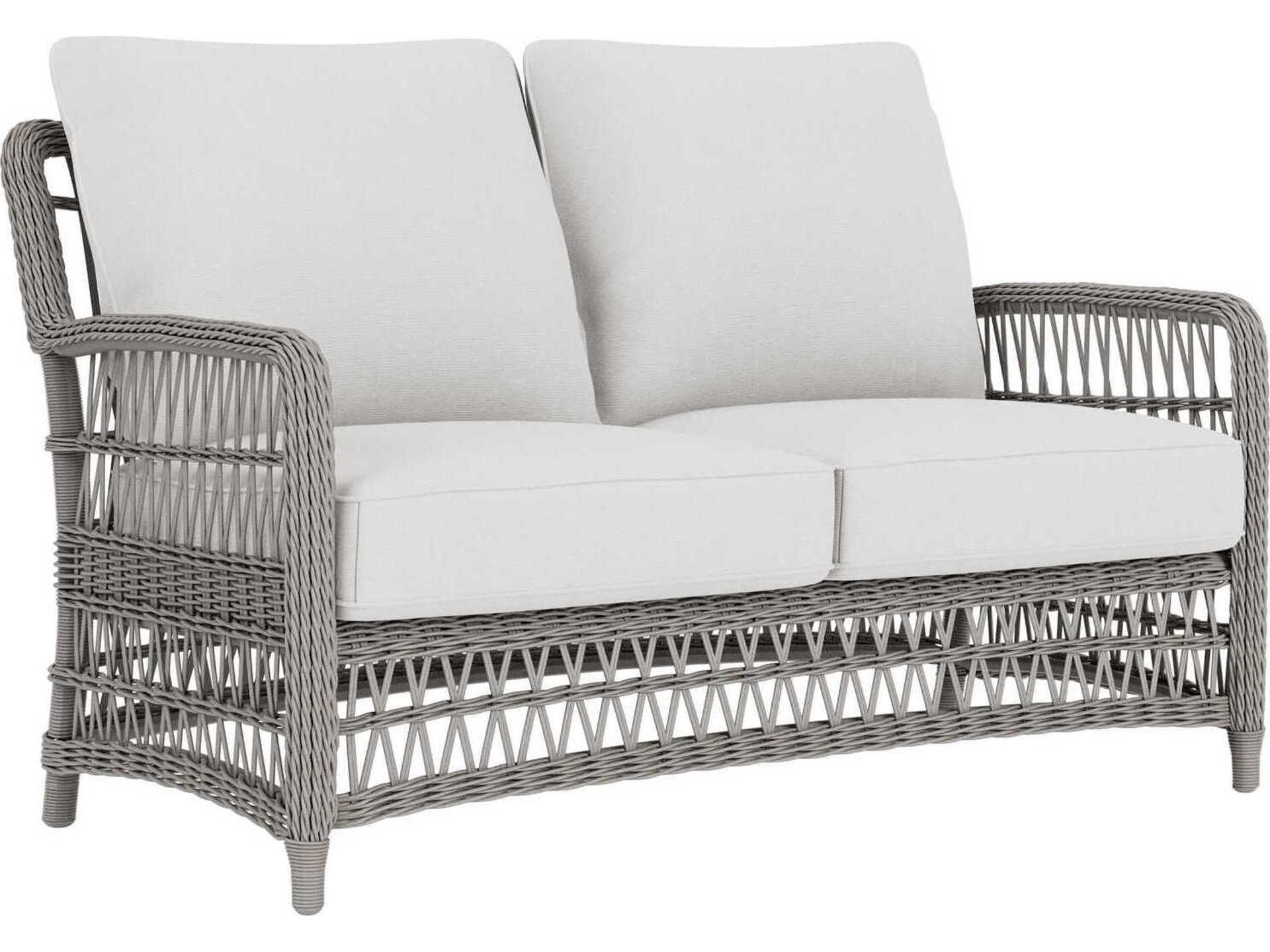 Mackinac Wicker Loveseat Outdoor Patio