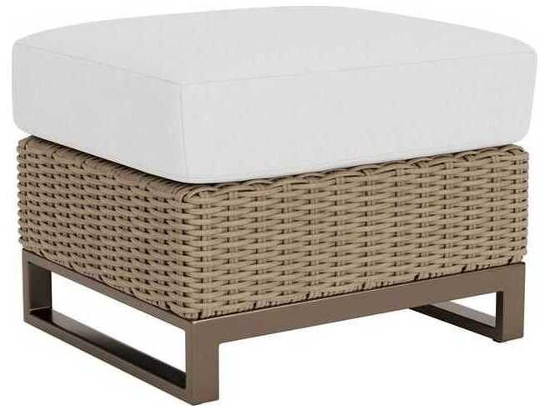 Milan Ottoman Woven Vinyl