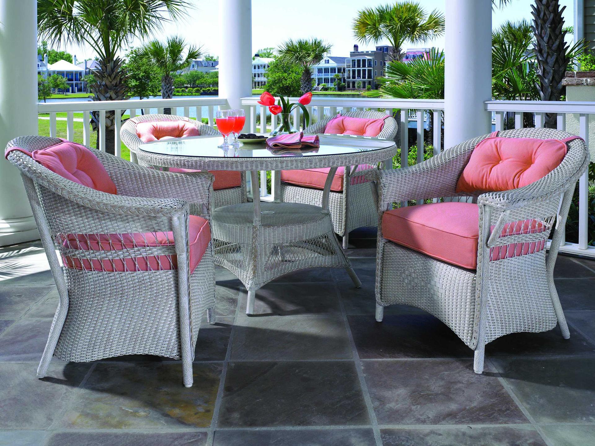 Nantucket Wicker Patio Dining Set
