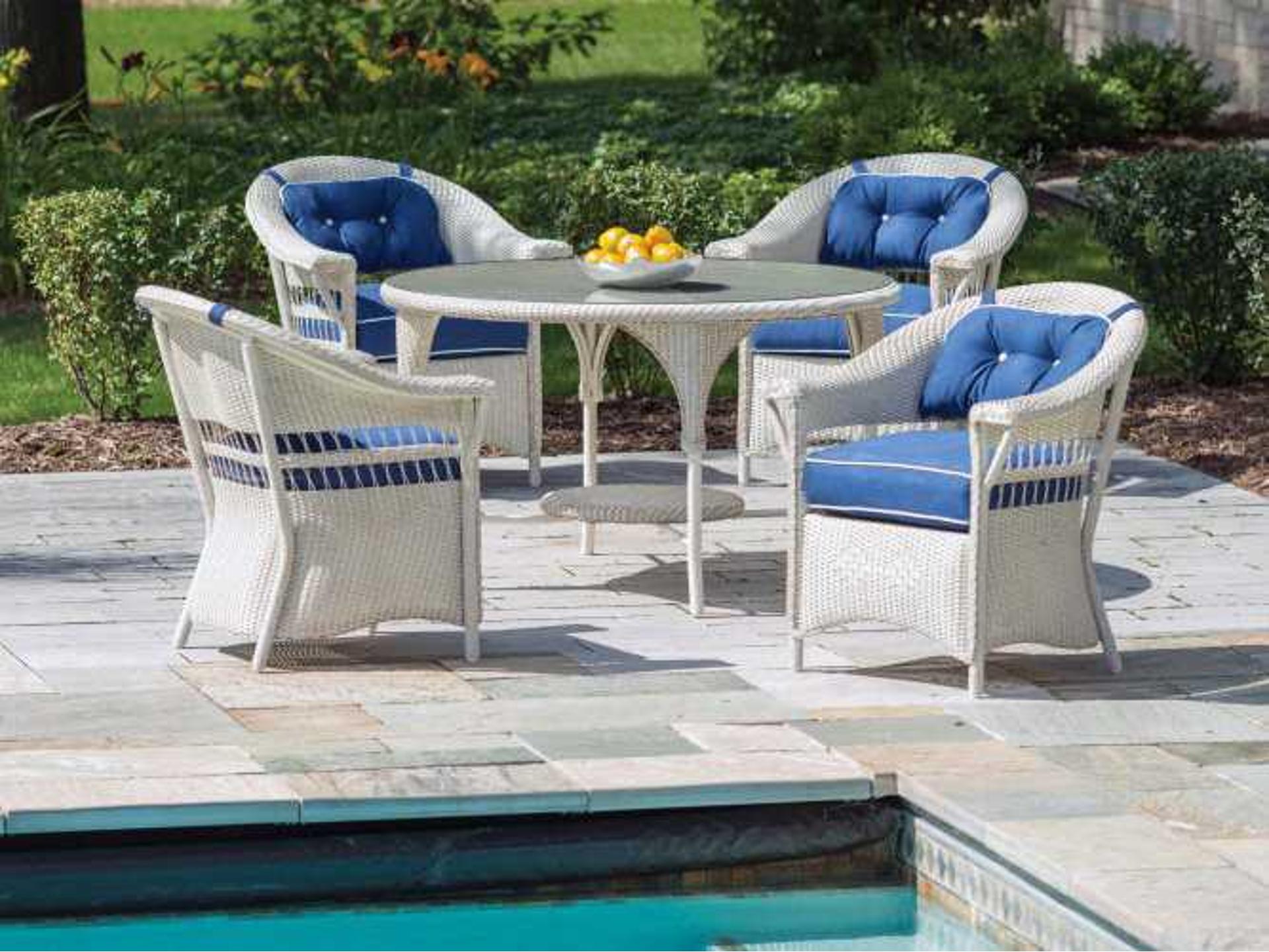 Nantucket Wicker Outdoor Patio Dining Set