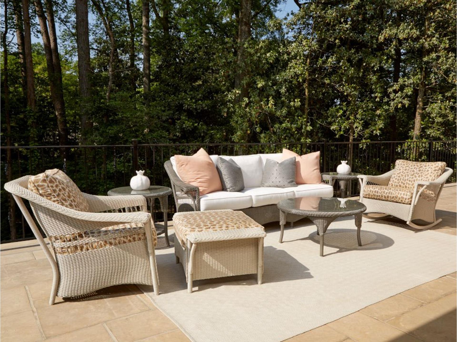 Nantucket Wicker Cushion Lounge Set