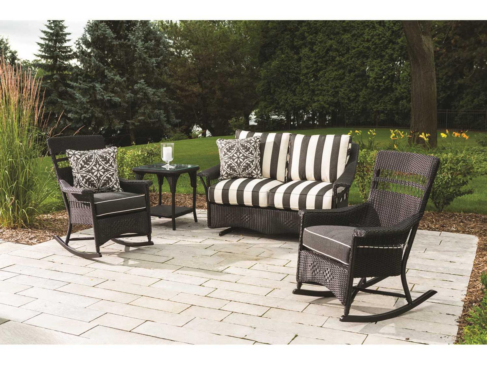 Nantucket Wicker Patio Lounge Set