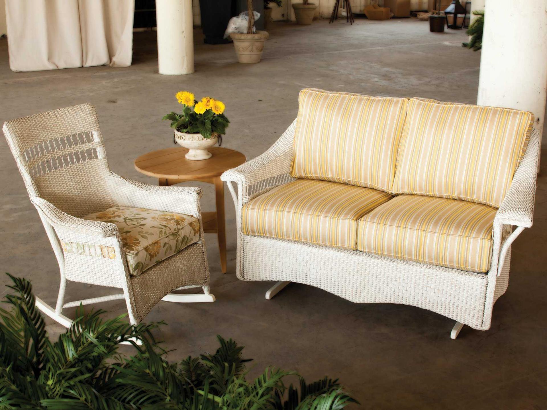 Nantucket Wicker Patio Lounge Set
