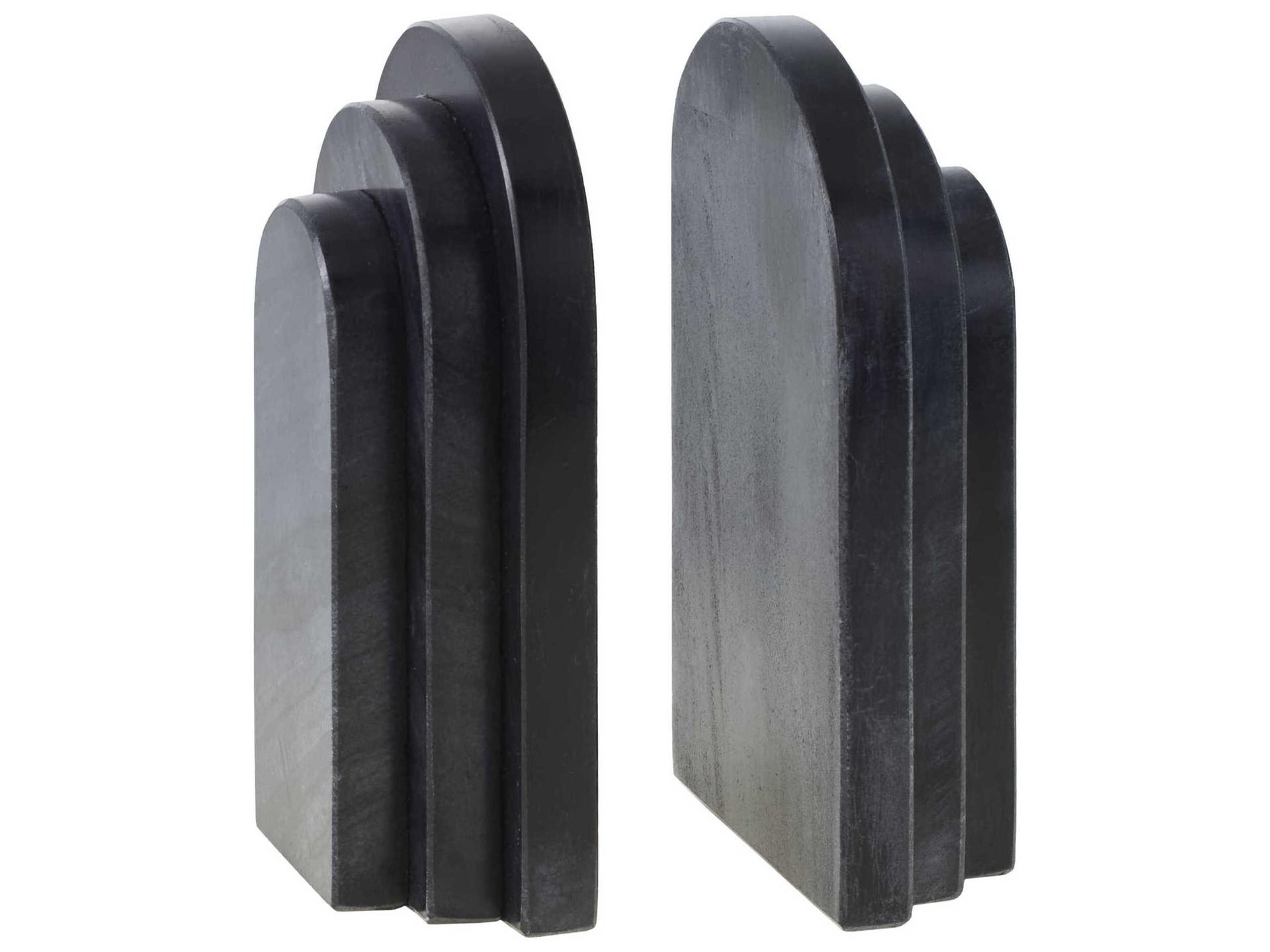 Aayena Black Bookend (Set of 2)
