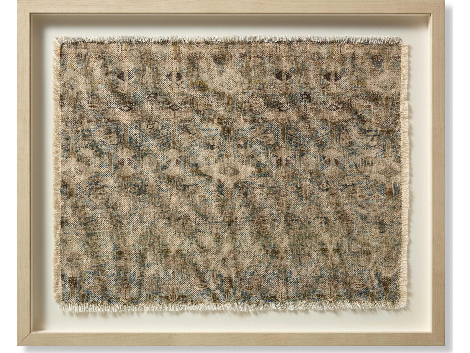 Loloi Green / Beige Wall Art Canvas Wall Art