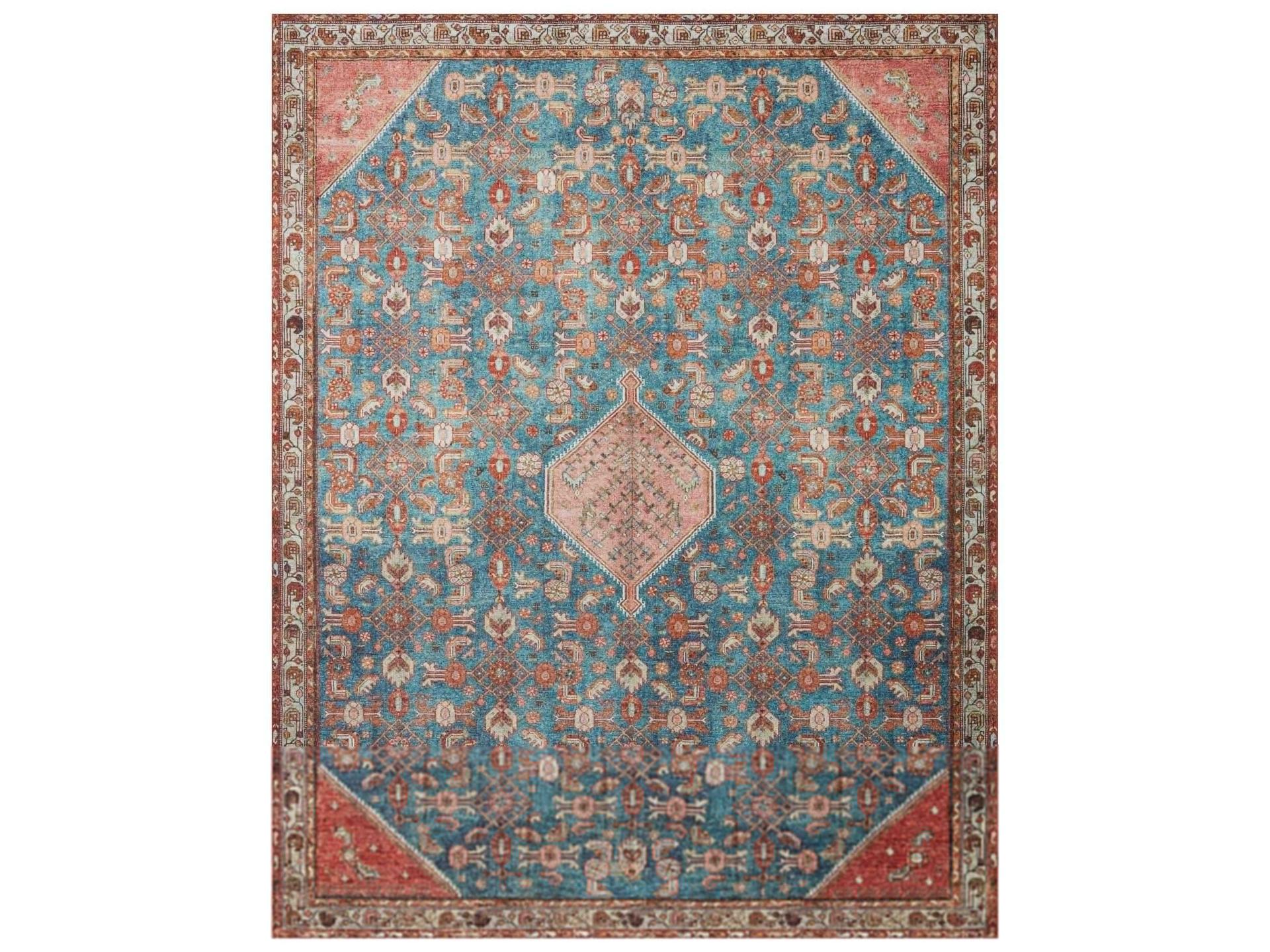 Layla Bordered Runner Area Rug