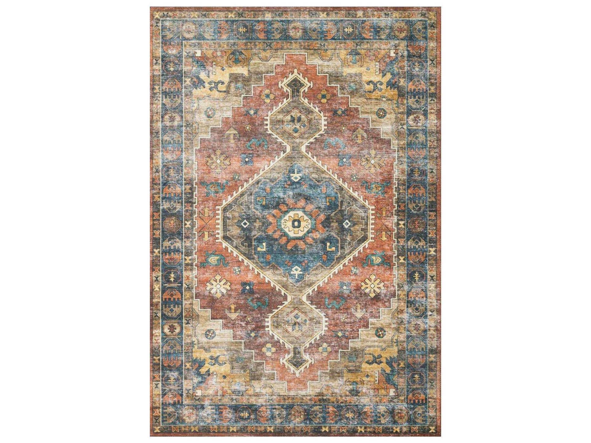 Skye Bordered Runner Area Rug