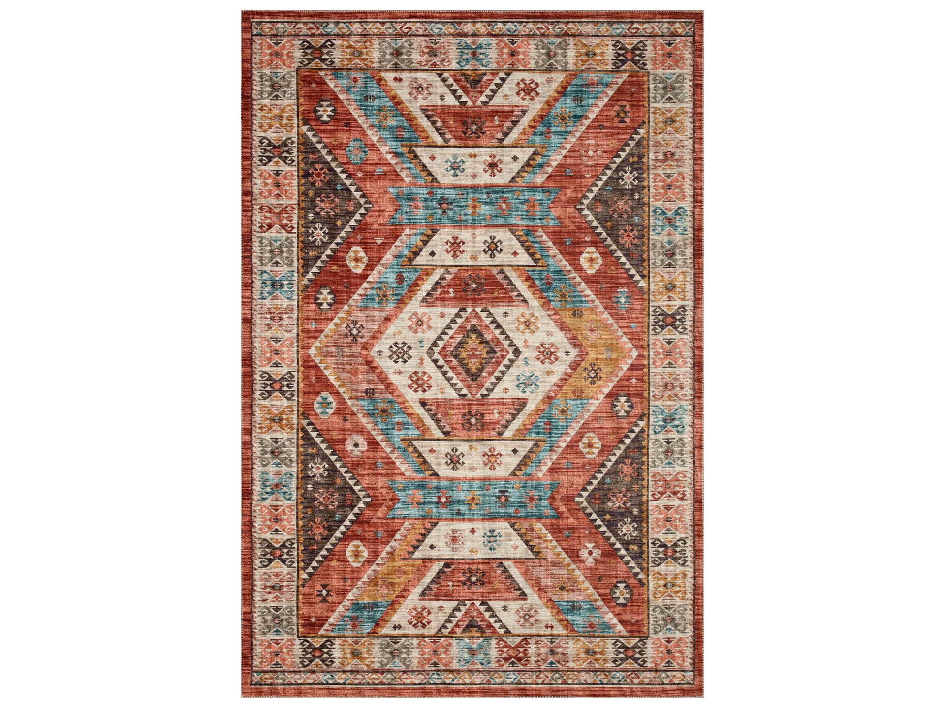 Zion Bordered Runner Area Rug