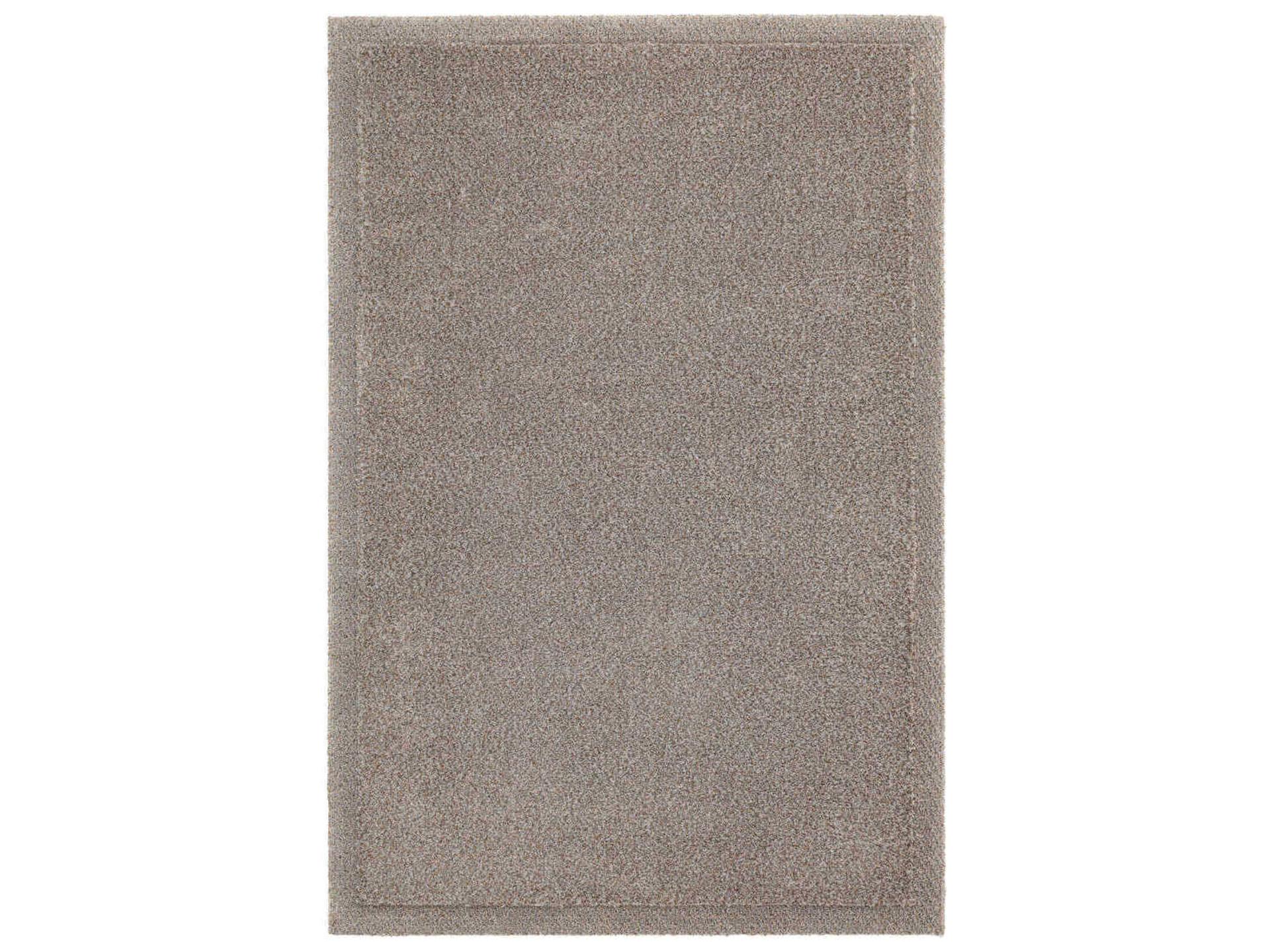 Cloud Bordered Area Rug with Sheared Edge